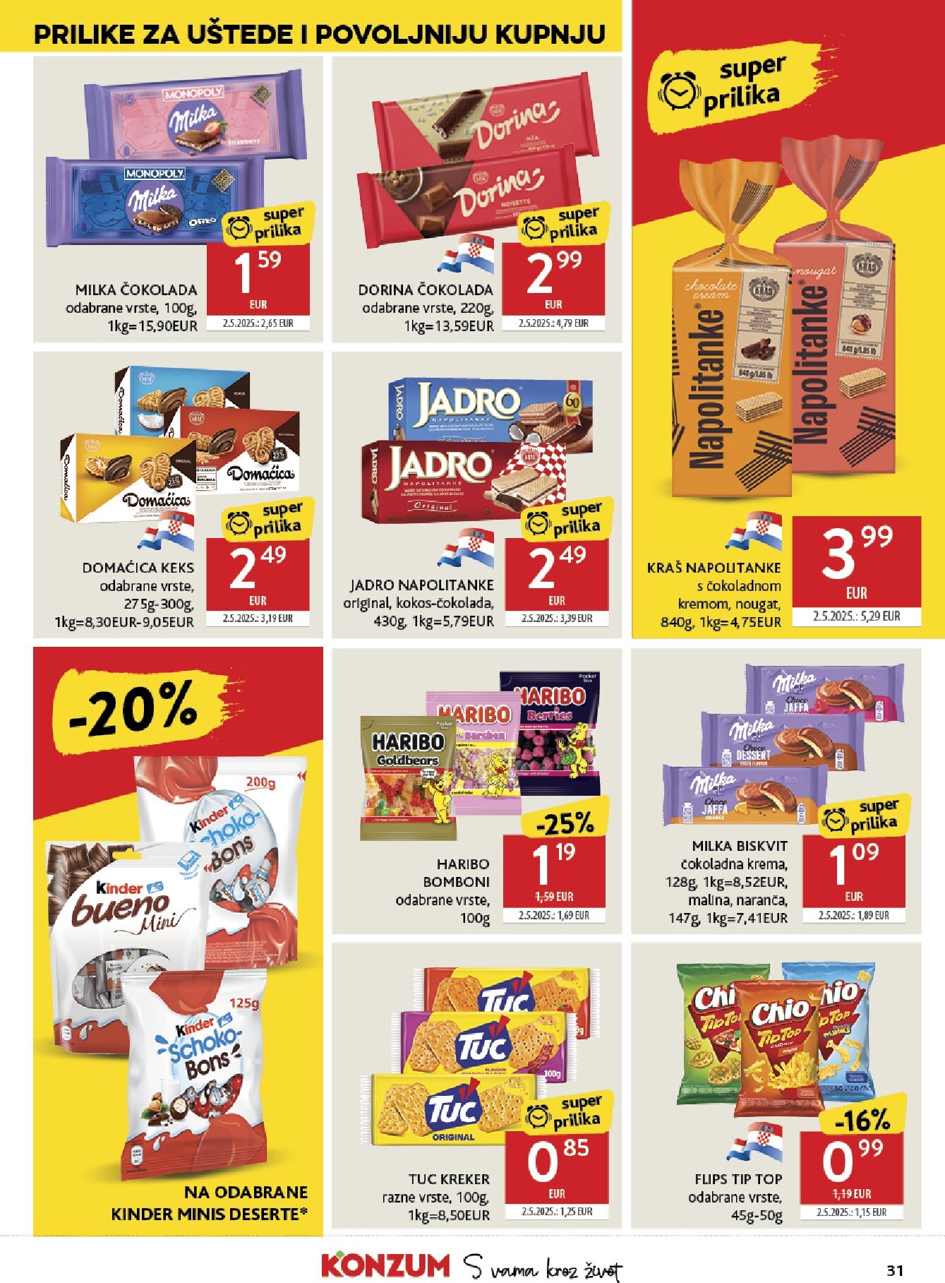 konzum - Novi Konzum - Katalog 27. 5. - 2. 6. katalog od srijede, 27.05.2026 do utorka, 02.06.2026 - page: 31