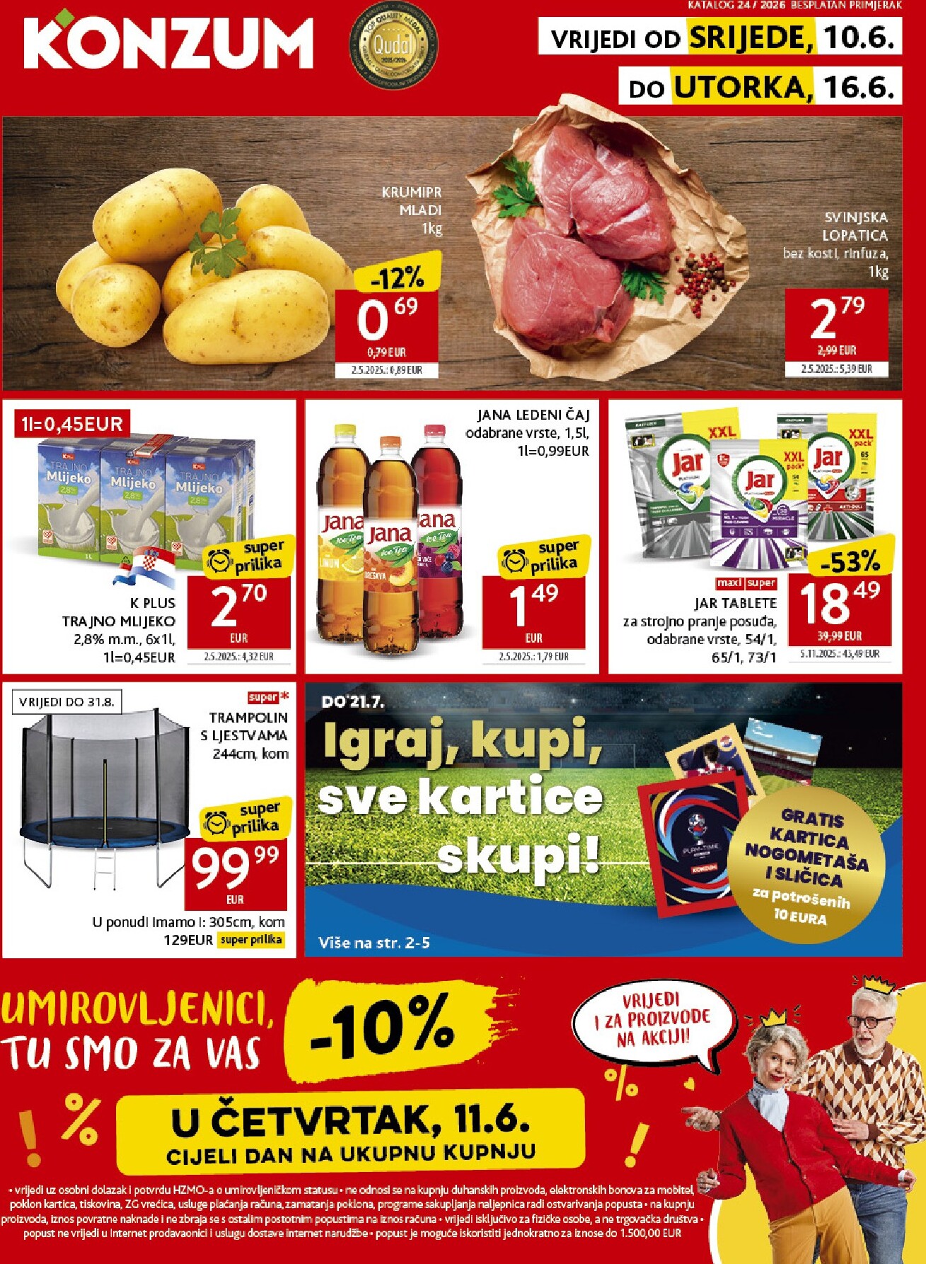 konzum - Novi Konzum katalog od srijede, 10.06.2026 do utorka, 16.06.2026