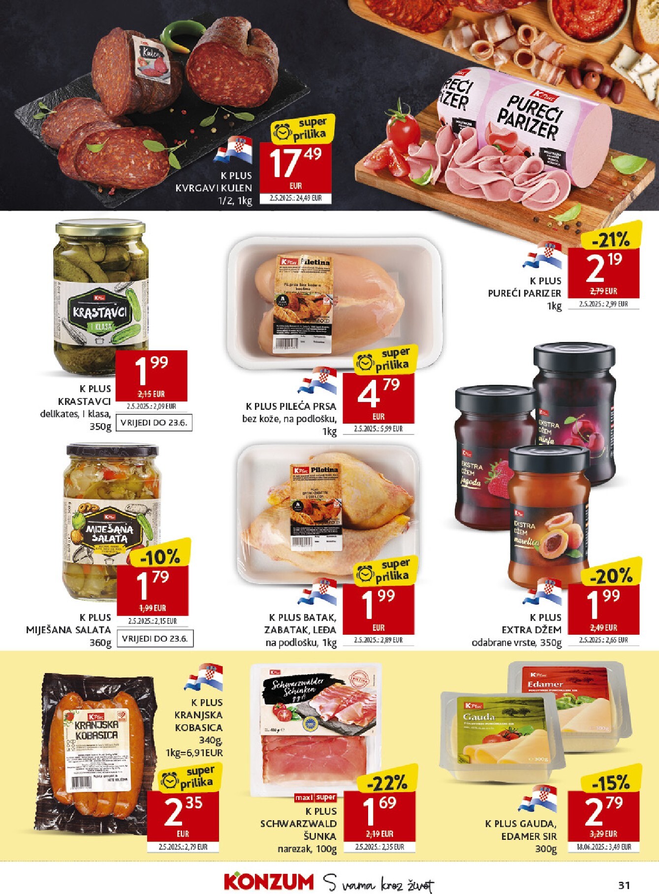konzum - Novi Konzum katalog od srijede, 10.06.2026 do utorka, 16.06.2026 - page: 31