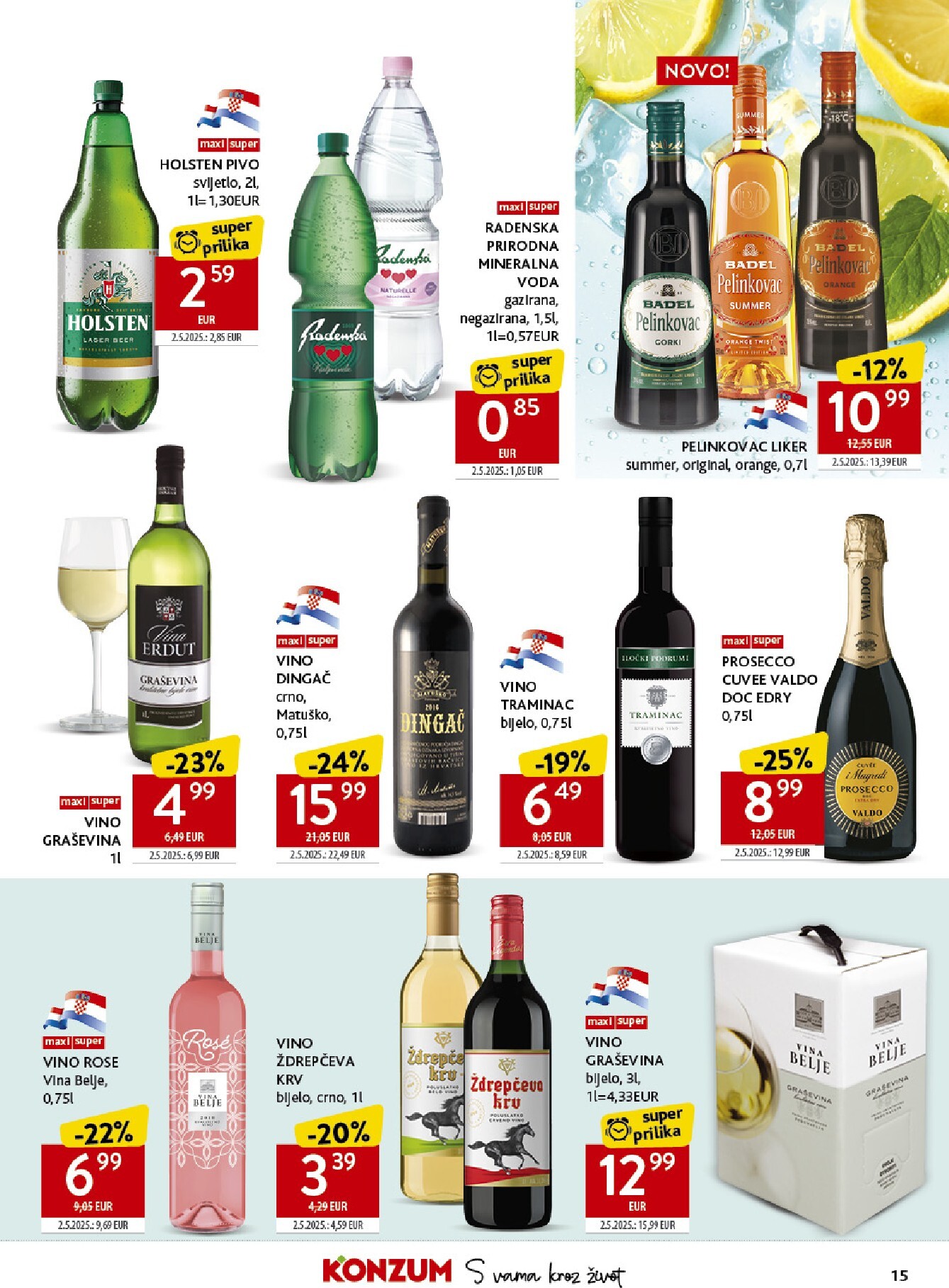 konzum - Novi Konzum katalog od srijede, 10.06.2026 do utorka, 16.06.2026 - page: 15