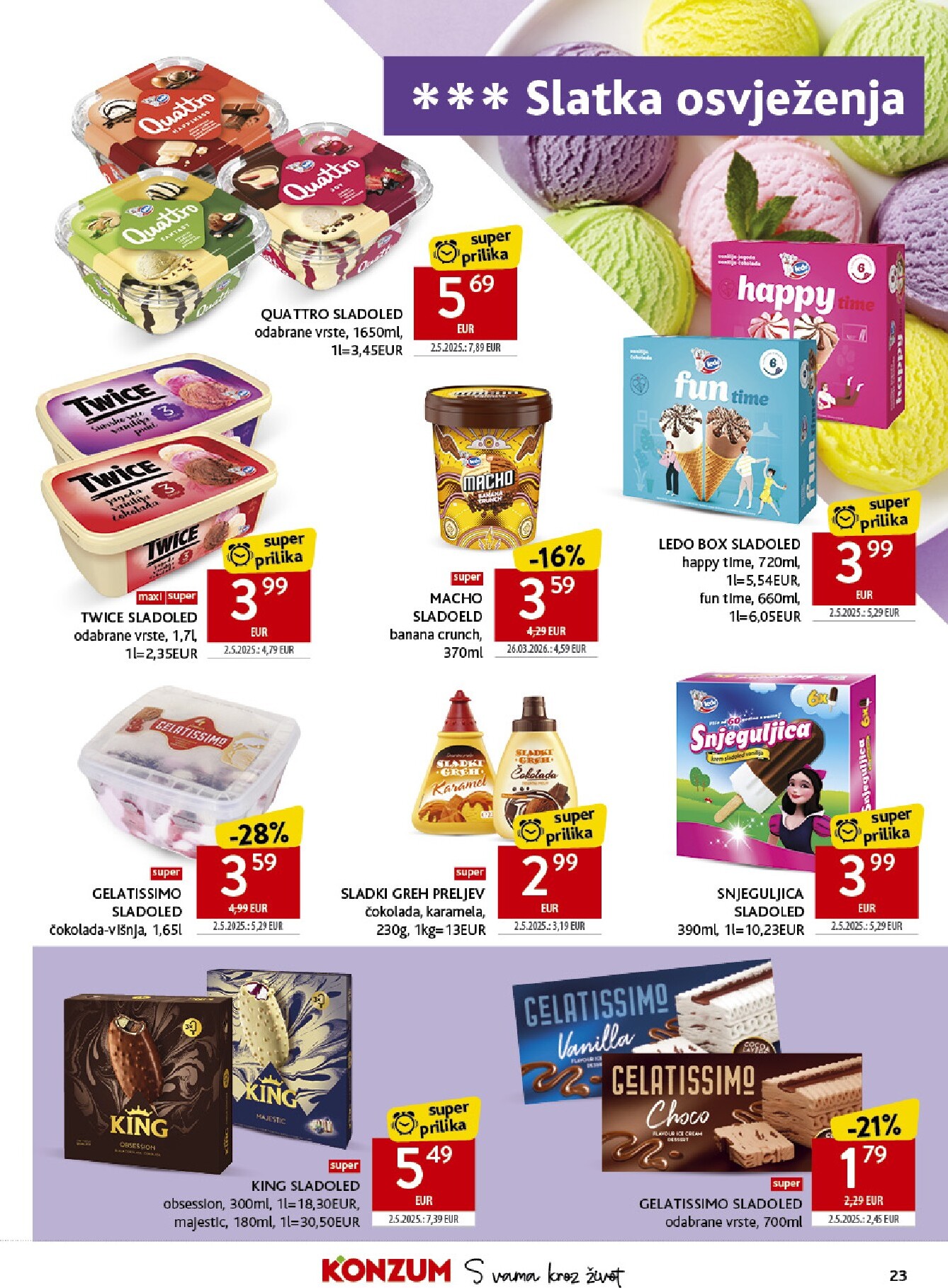konzum - Novi Konzum katalog od srijede, 17.06.2026 do utorka, 23.06.2026 - page: 23
