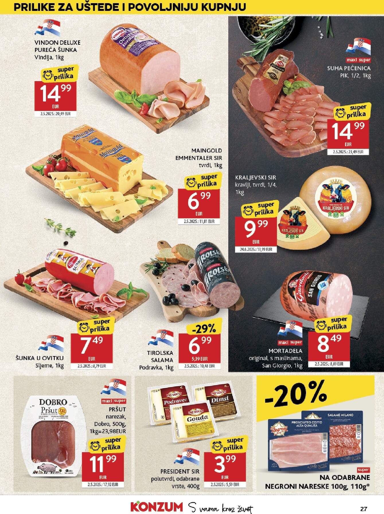 konzum - Novi Konzum katalog od srijede, 24.06.2026 do utorka, 30.06.2026 - page: 27