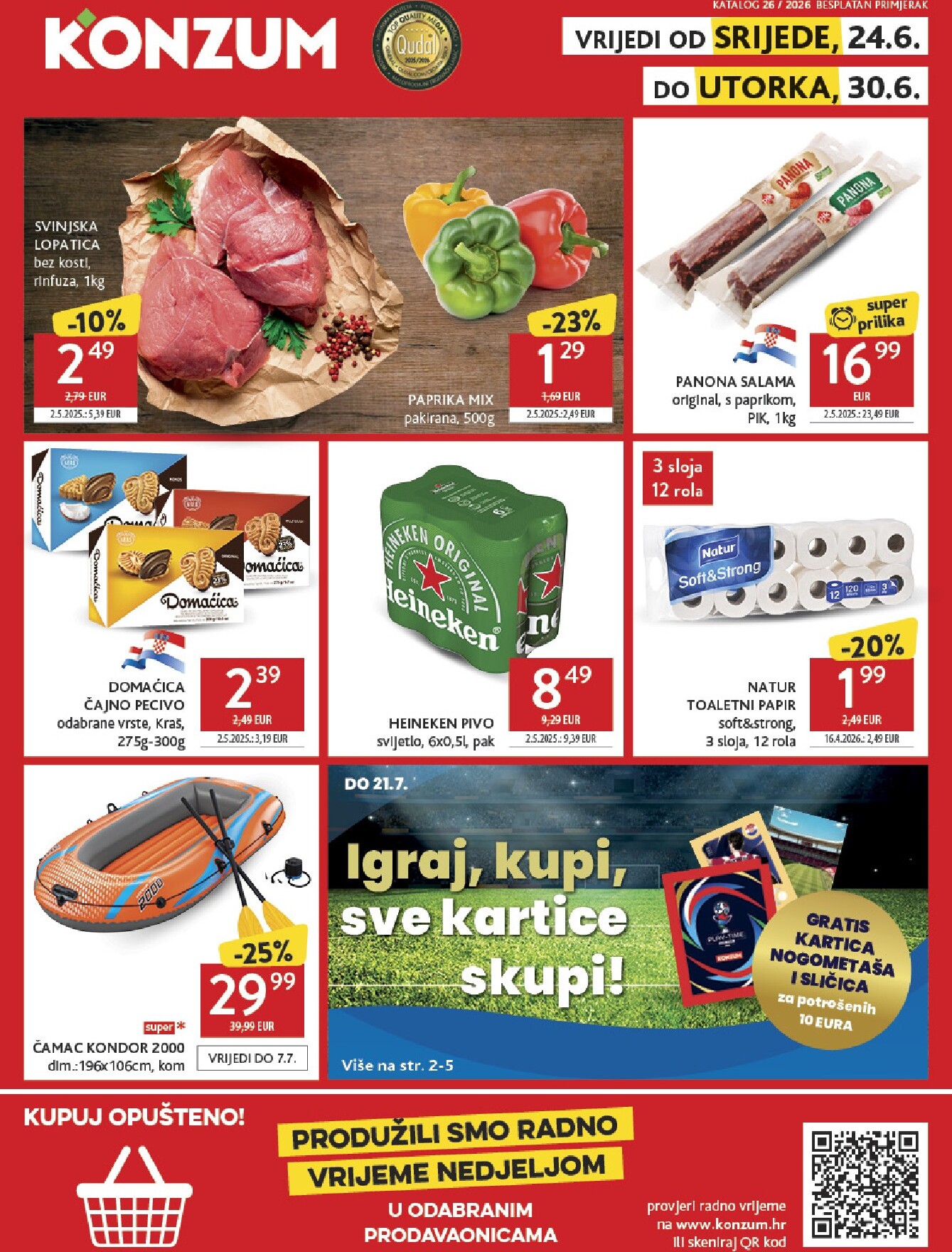 konzum - Novi Konzum katalog od srijede, 24.06.2026 do utorka, 30.06.2026