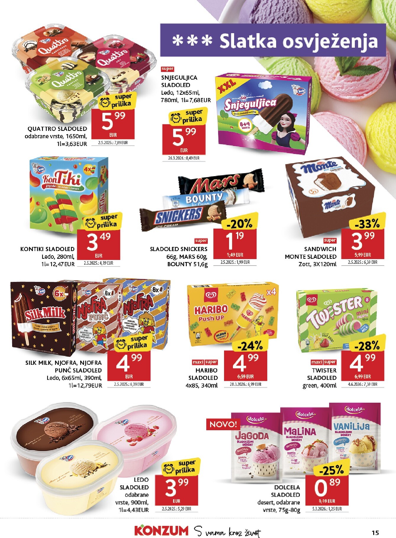 konzum - Novi Konzum katalog od srijede, 24.06.2026 do utorka, 30.06.2026 - page: 15
