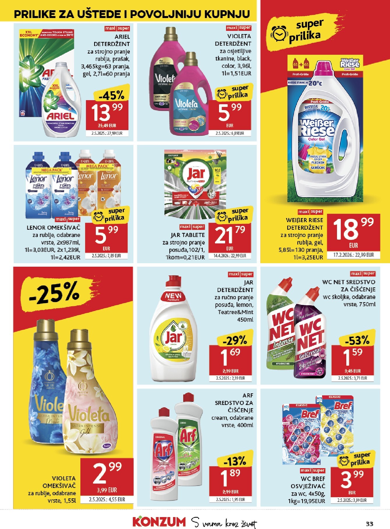 konzum - Novi Konzum katalog od srijede, 24.06.2026 do utorka, 30.06.2026 - page: 33