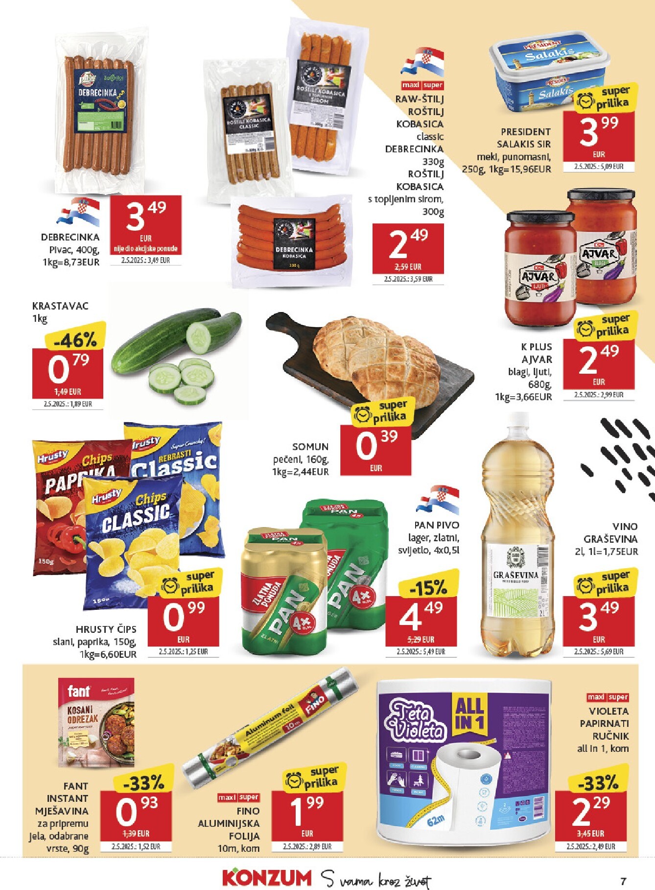 konzum - Novi Konzum katalog od srijede, 24.06.2026 do utorka, 30.06.2026 - page: 7
