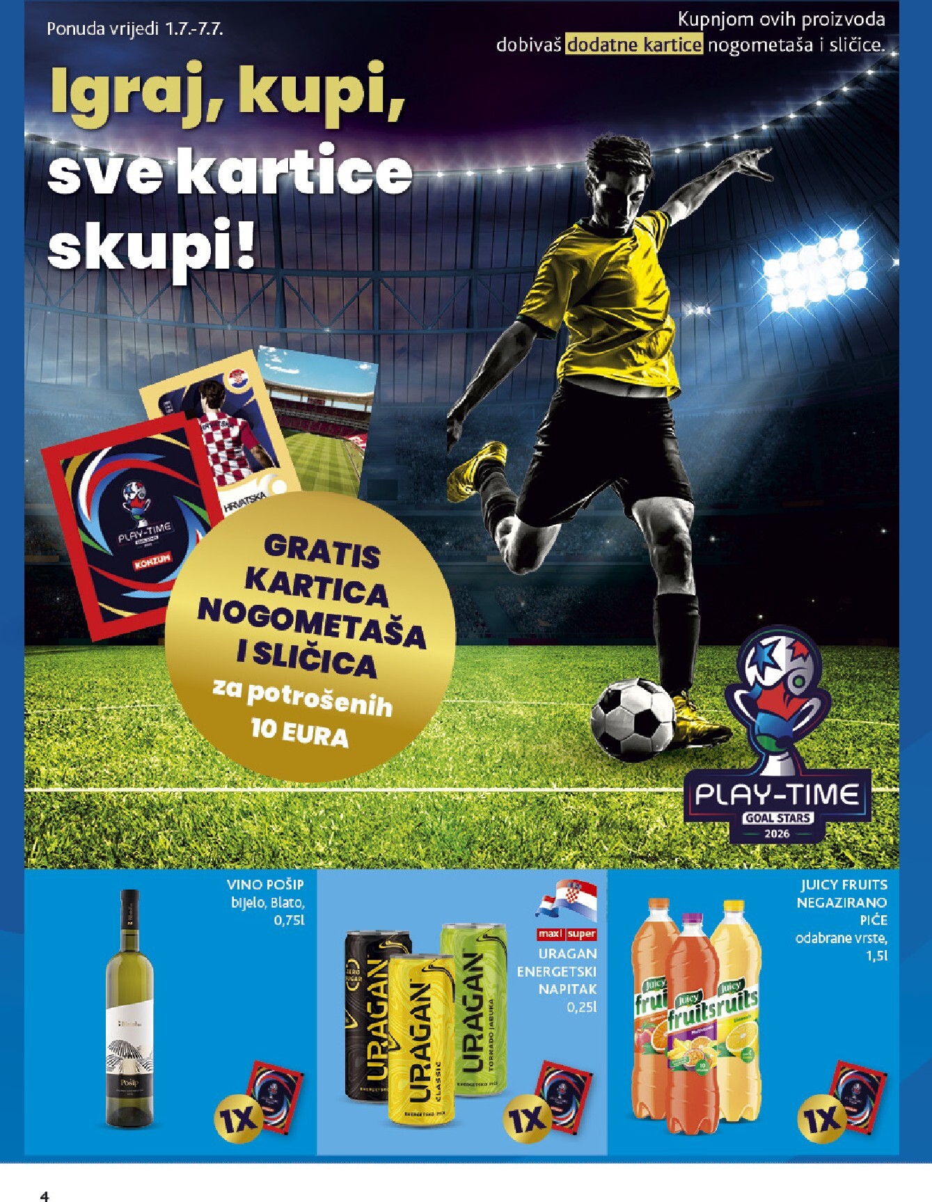 konzum - Novi Konzum katalog od srijede, 01.07.2026 do utorka, 07.07.2026 - page: 4
