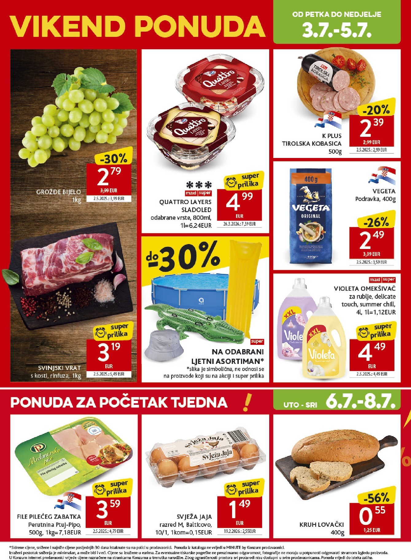 konzum - Aktualni katalog Konzum od srijede, 01.07.2026 do utorka, 07.07.2026 - page: 43