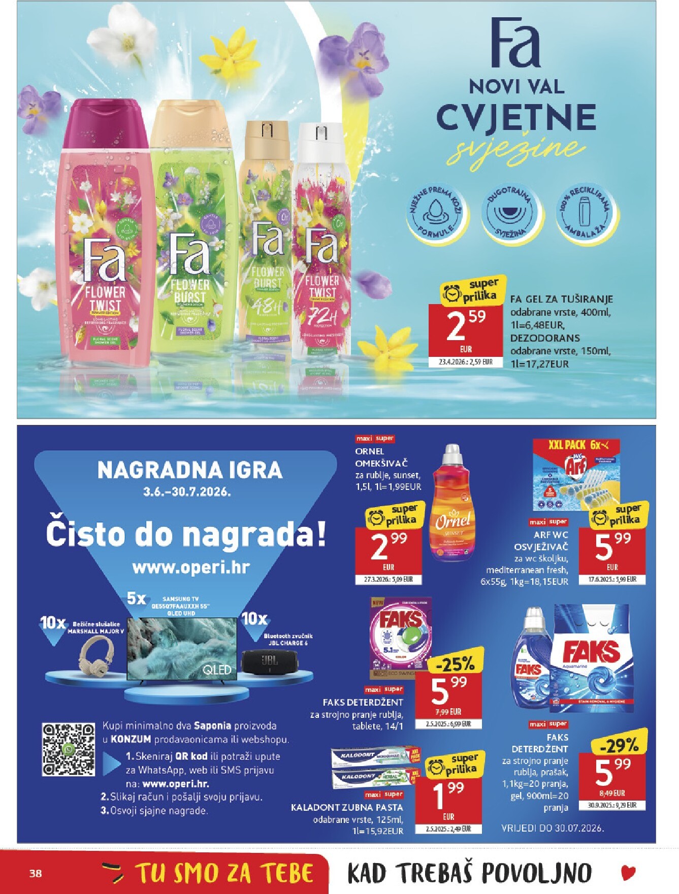 konzum - Aktualni katalog Konzum od srijede, 01.07.2026 do utorka, 07.07.2026 - page: 38