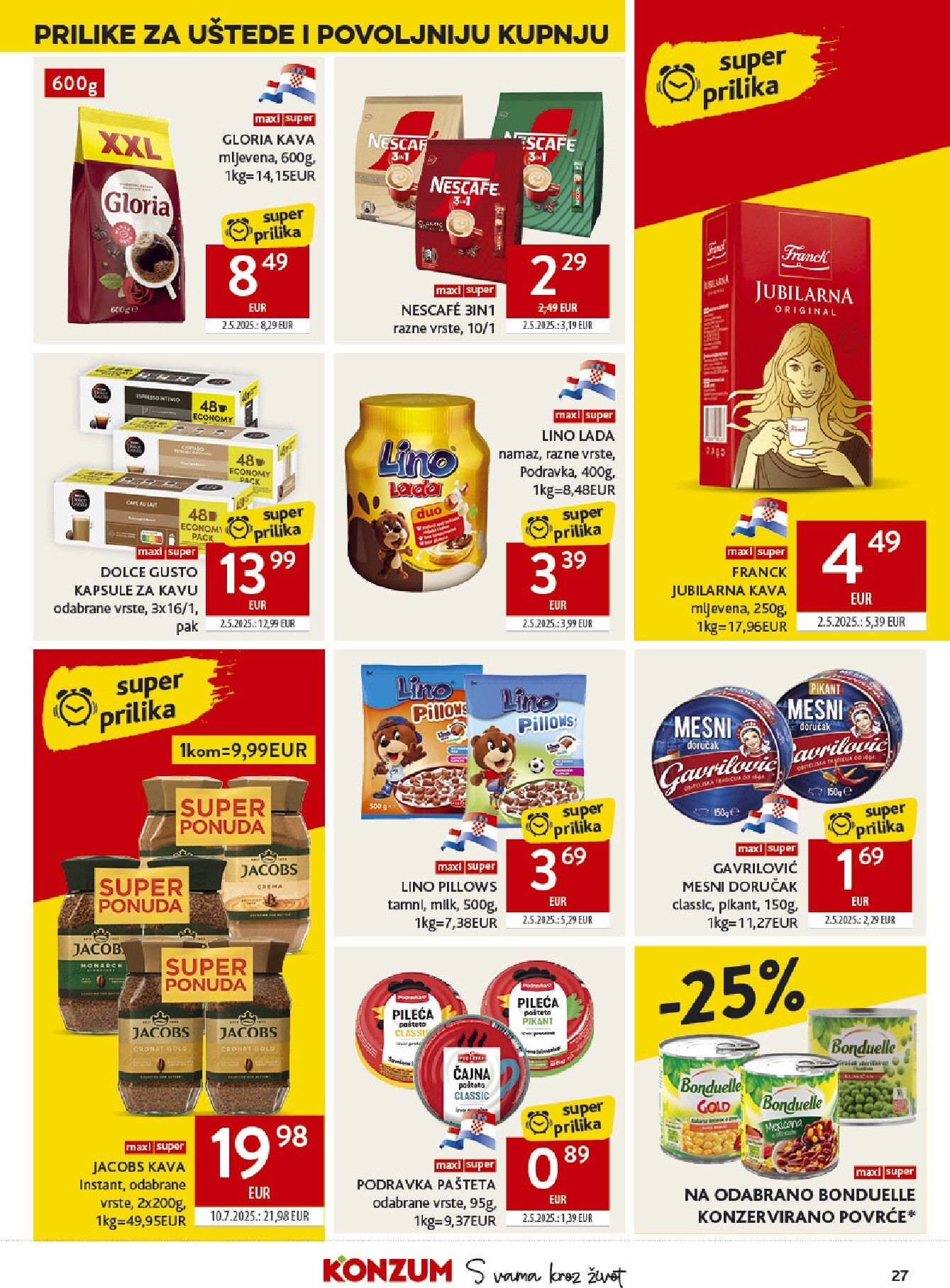 konzum - Novi Konzum katalog od srijede, 08.07.2026 do utorka, 14.07.2026 - page: 27