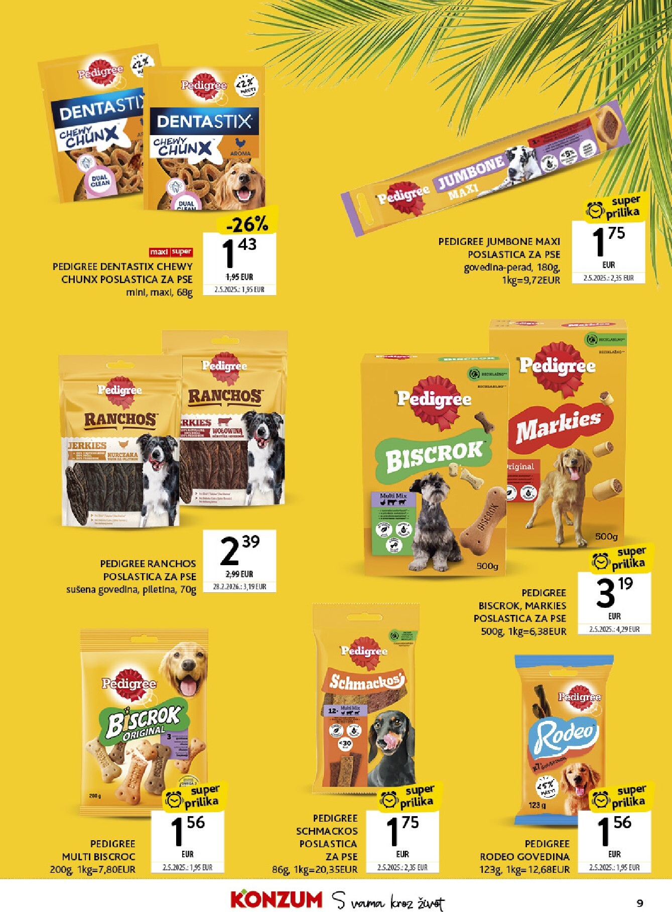 konzum - Aktualni katalog Konzum - Tematski katalog ljubimci 6. 7. - 26. 7. od ponedjeljka, 06.07.2026 do nedjelje, 26.07.2026 - page: 9