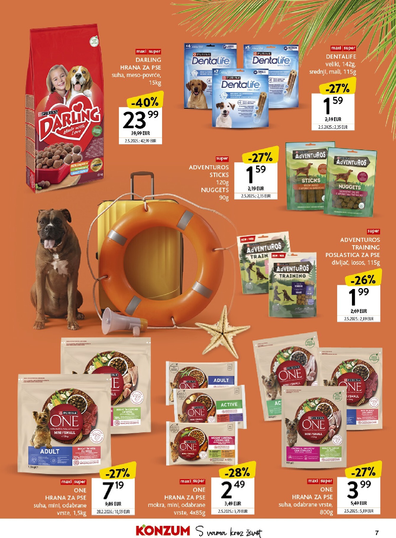 konzum - Aktualni katalog Konzum - Tematski katalog ljubimci 6. 7. - 26. 7. od ponedjeljka, 06.07.2026 do nedjelje, 26.07.2026 - page: 7