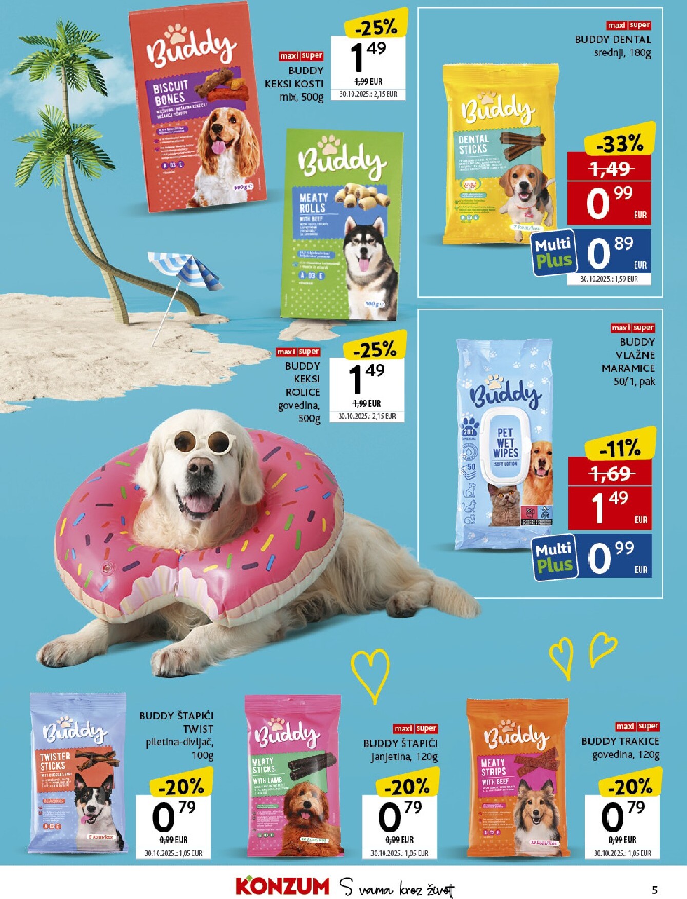 konzum - Aktualni katalog Konzum - Tematski katalog ljubimci 6. 7. - 26. 7. od ponedjeljka, 06.07.2026 do nedjelje, 26.07.2026 - page: 5