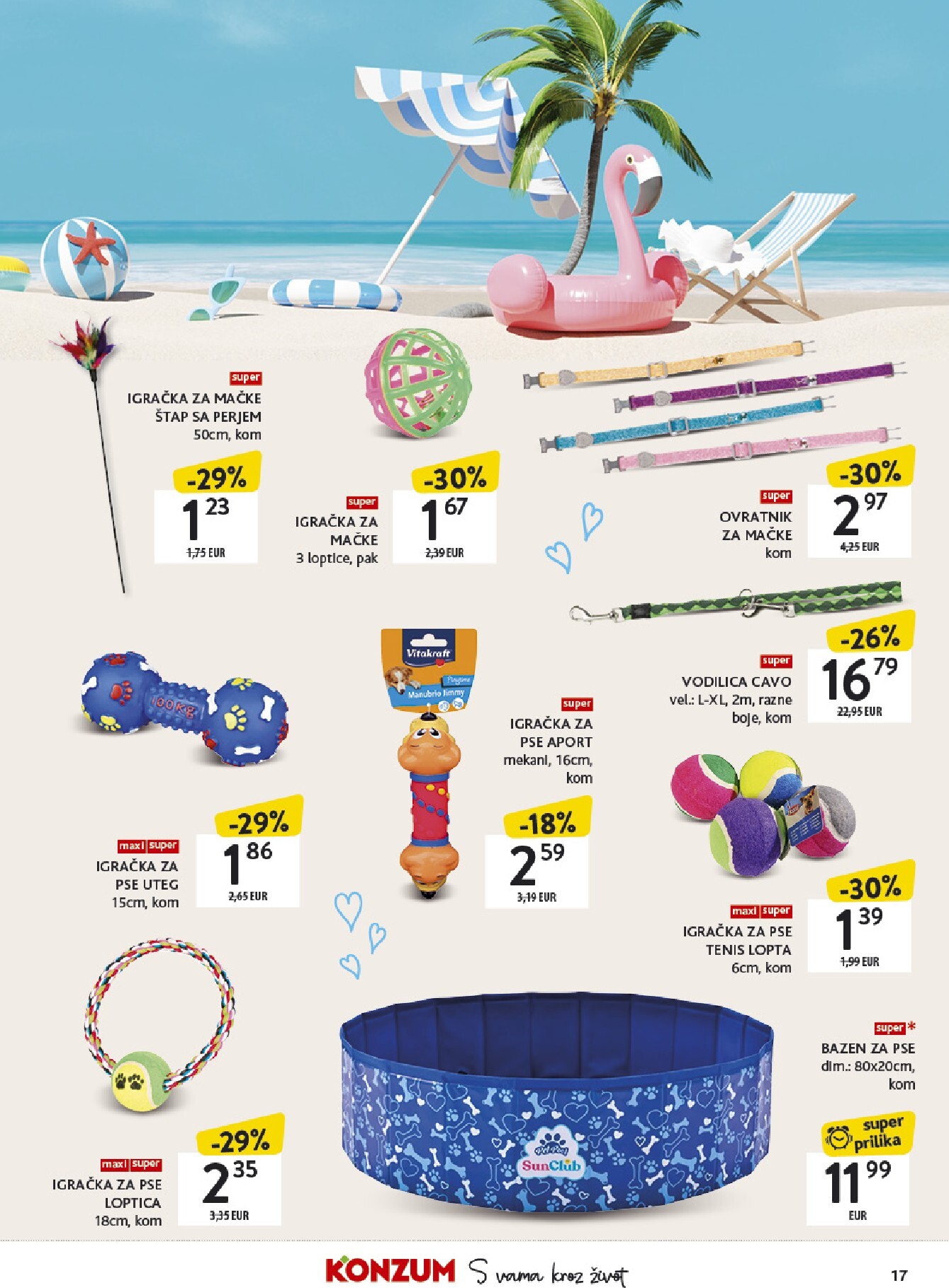 konzum - Aktualni katalog Konzum - Tematski katalog ljubimci 6. 7. - 26. 7. od ponedjeljka, 06.07.2026 do nedjelje, 26.07.2026 - page: 17