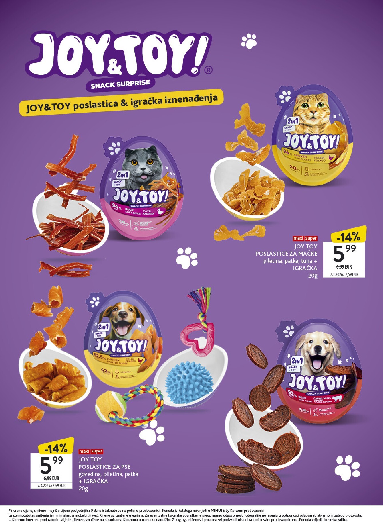 konzum - Aktualni katalog Konzum - Tematski katalog ljubimci 6. 7. - 26. 7. od ponedjeljka, 06.07.2026 do nedjelje, 26.07.2026 - page: 19