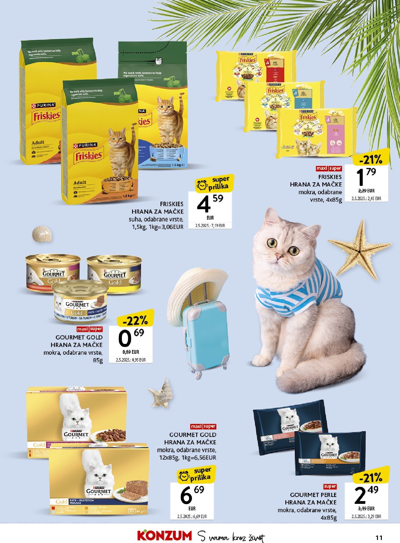 konzum - Aktualni katalog Konzum - Tematski katalog ljubimci 6. 7. - 26. 7. od ponedjeljka, 06.07.2026 do nedjelje, 26.07.2026 - page: 11