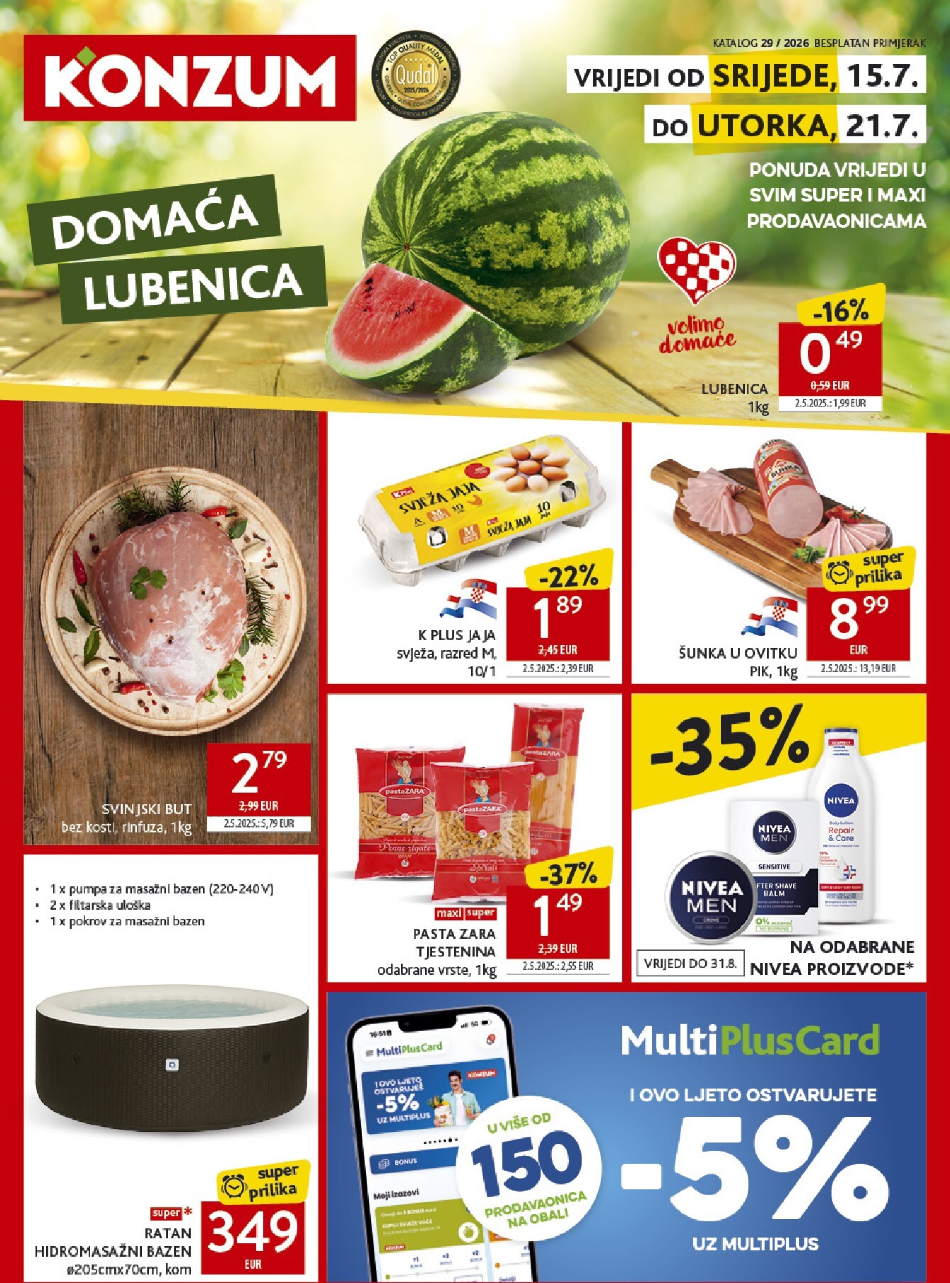 konzum - Novi Konzum katalog od srijede, 15.07.2026 do utorka, 21.07.2026