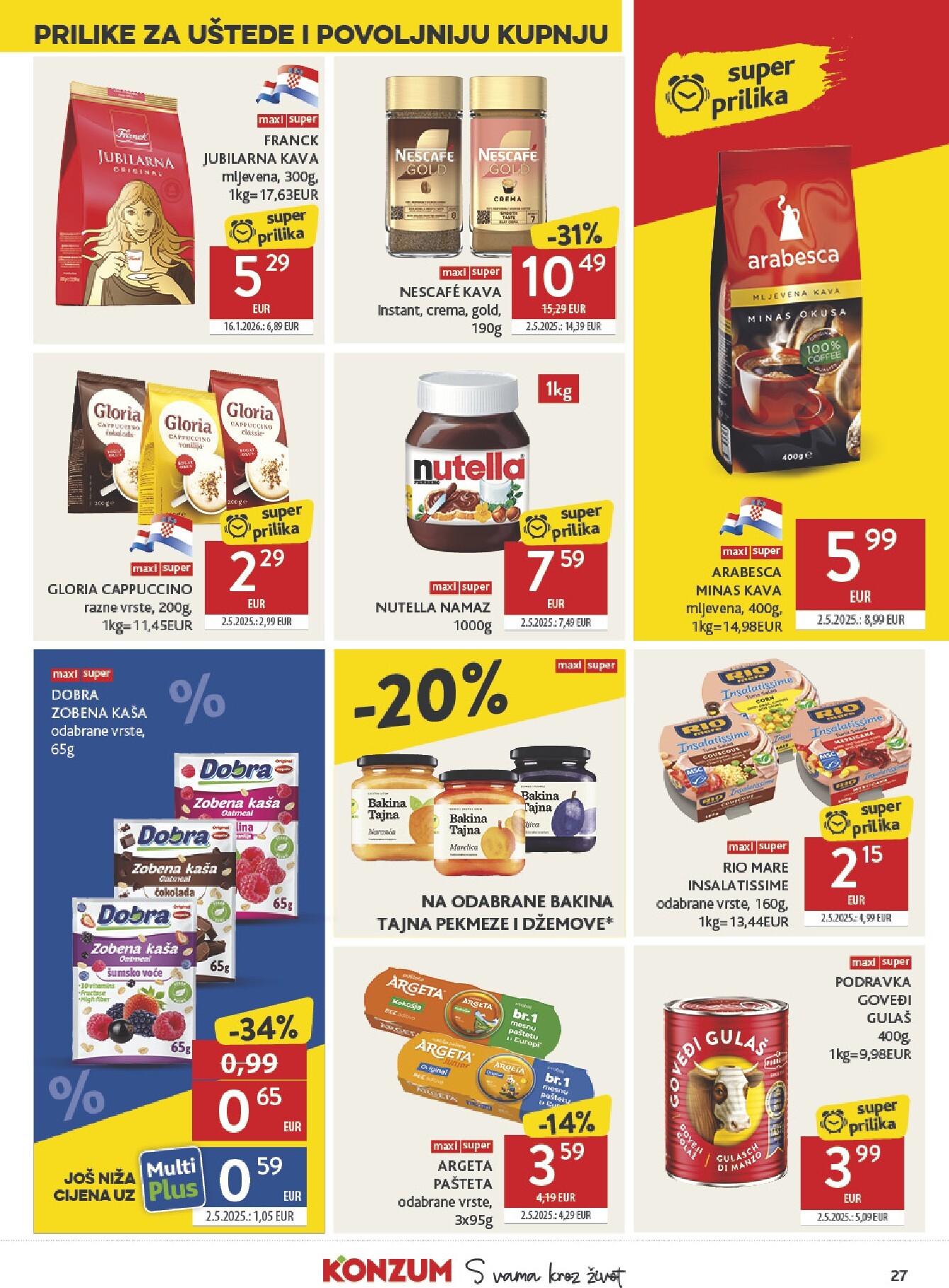 konzum - Novi Konzum katalog od srijede, 15.07.2026 do utorka, 21.07.2026 - page: 27