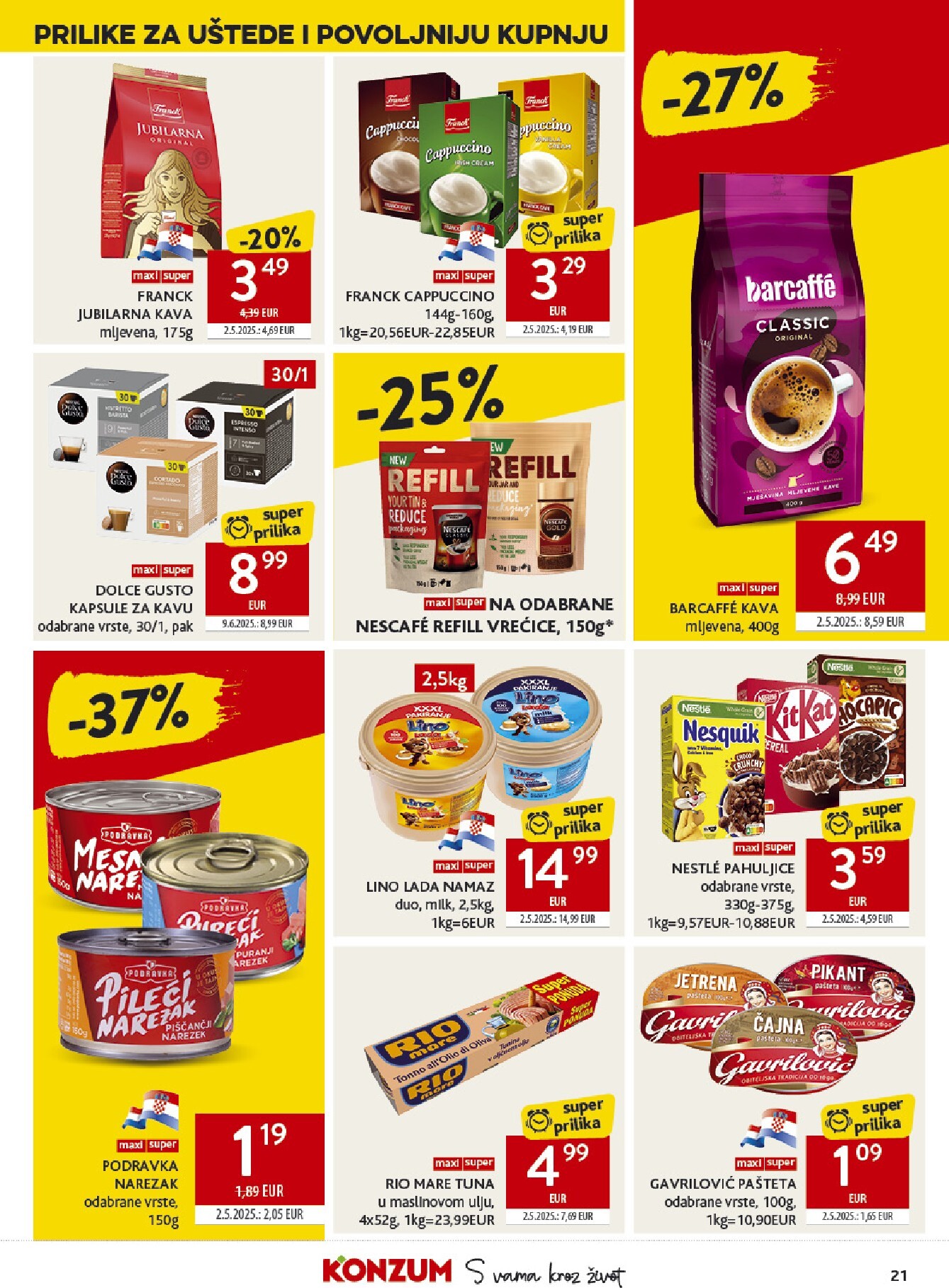 konzum - Novi Konzum katalog od srijede, 22.07.2026 do utorka, 28.07.2026 - page: 21