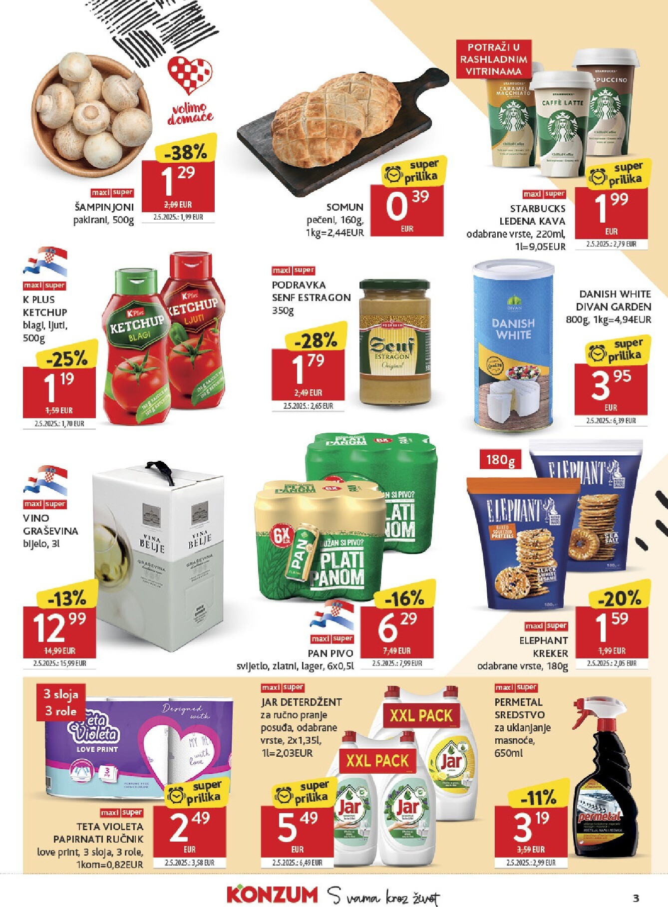 konzum - Novi Konzum katalog od srijede, 22.07.2026 do utorka, 28.07.2026 - page: 3