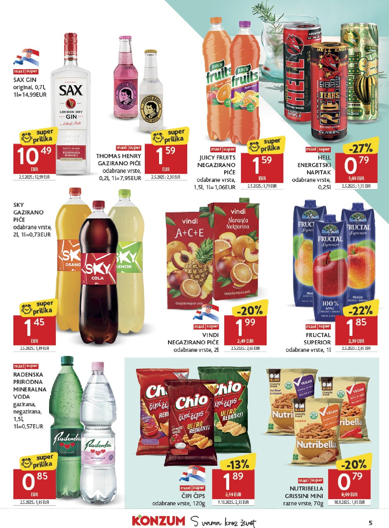 konzum - Novi Konzum katalog od srijede, 22.07.2026 do utorka, 28.07.2026 - page: 5