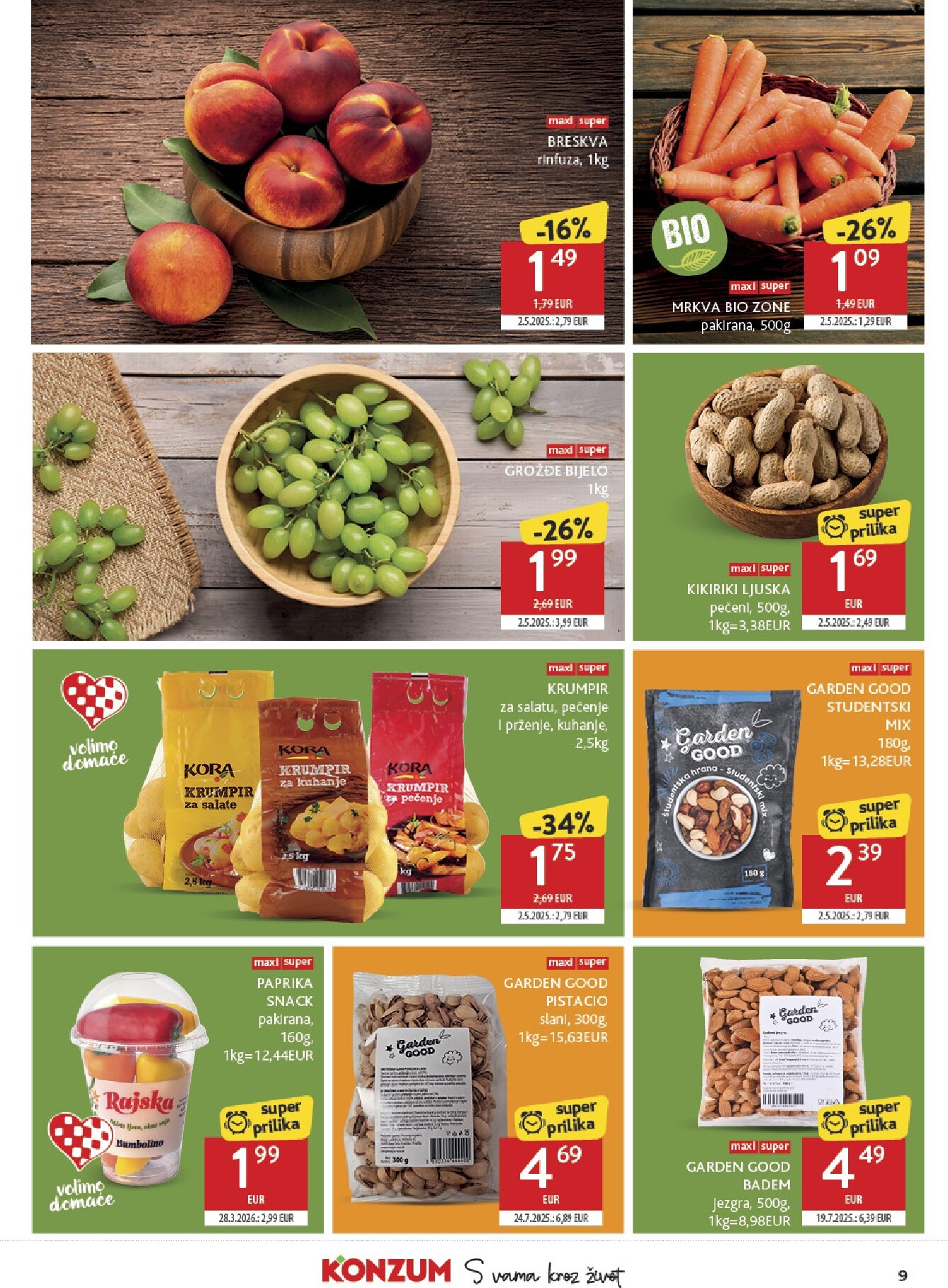 konzum - Novi Konzum katalog od srijede, 22.07.2026 do utorka, 28.07.2026 - page: 9