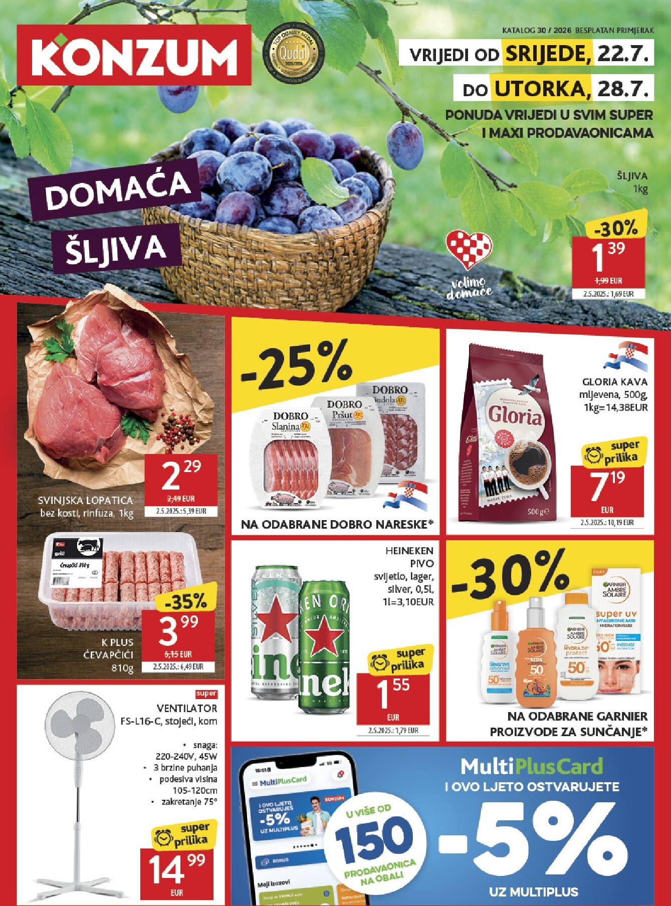 konzum - Novi Konzum katalog od srijede, 22.07.2026 do utorka, 28.07.2026