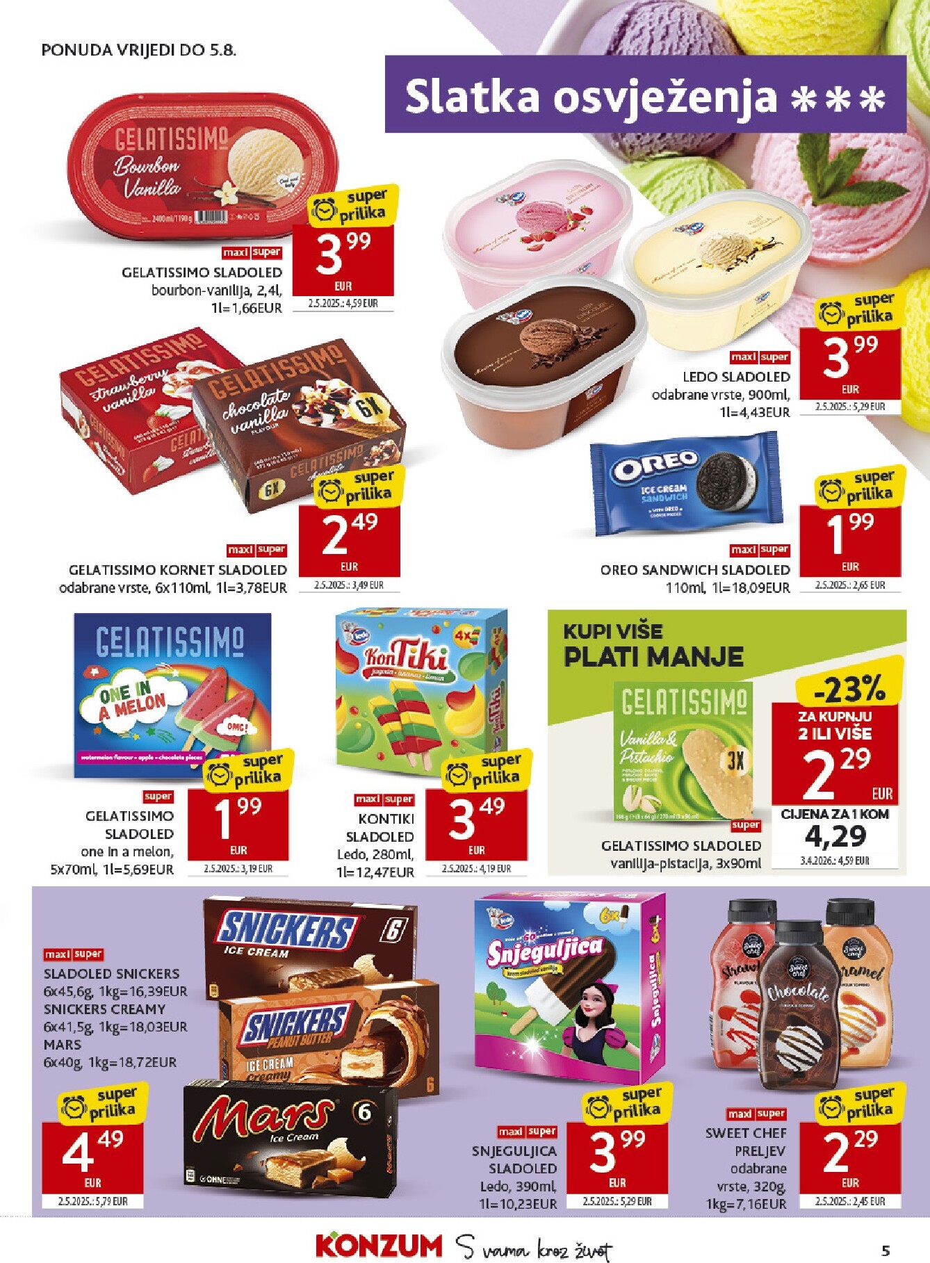 konzum - Novi Konzum katalog od srijede, 29.07.2026 do ponedjeljka, 03.08.2026 - page: 5