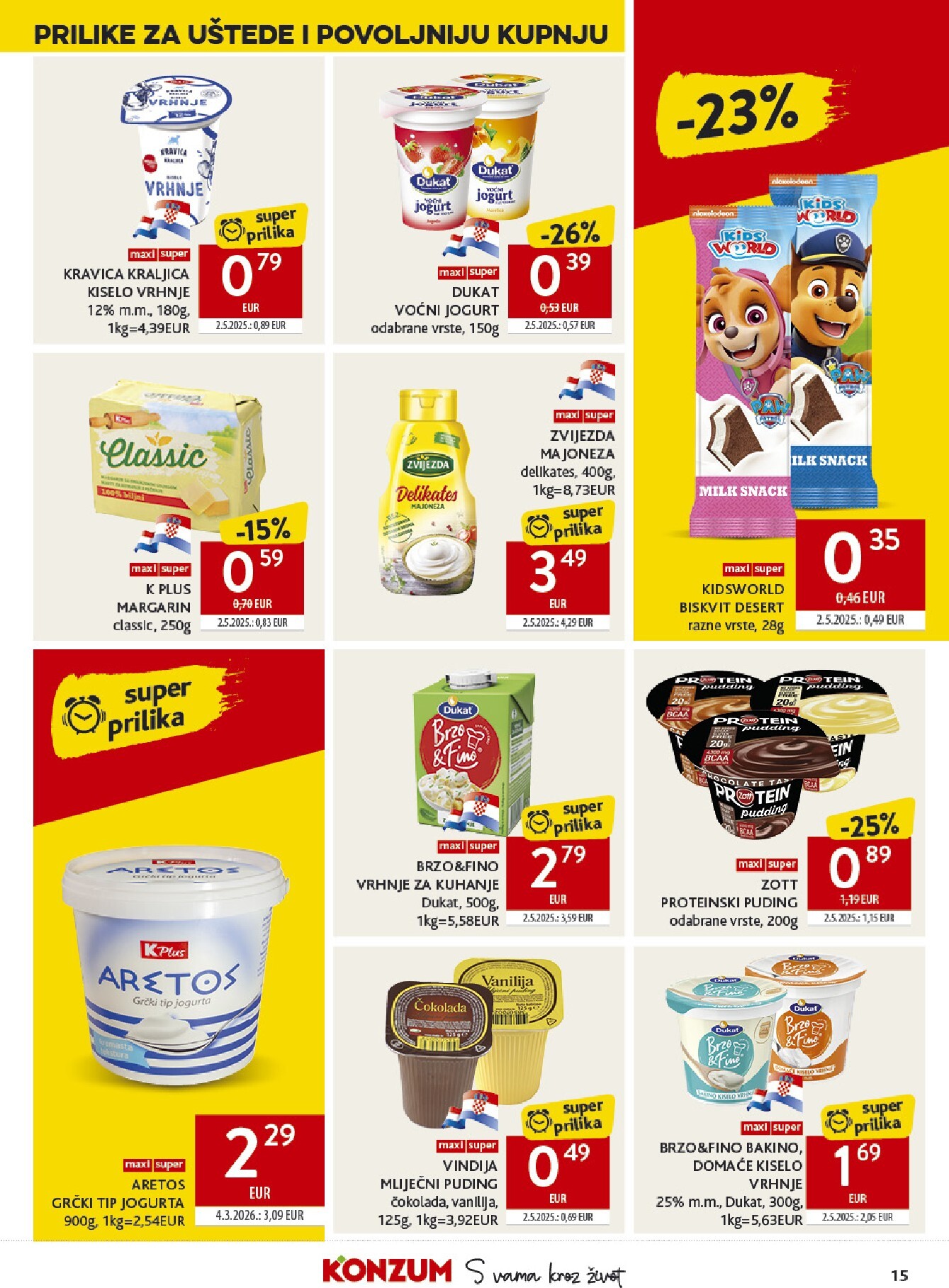 konzum - Novi Konzum katalog od srijede, 29.07.2026 do ponedjeljka, 03.08.2026 - page: 15