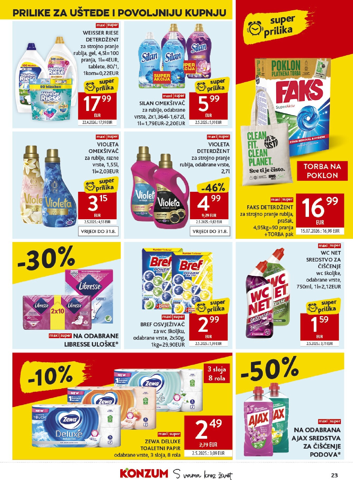 konzum - Novi Konzum katalog od srijede, 29.07.2026 do ponedjeljka, 03.08.2026 - page: 23