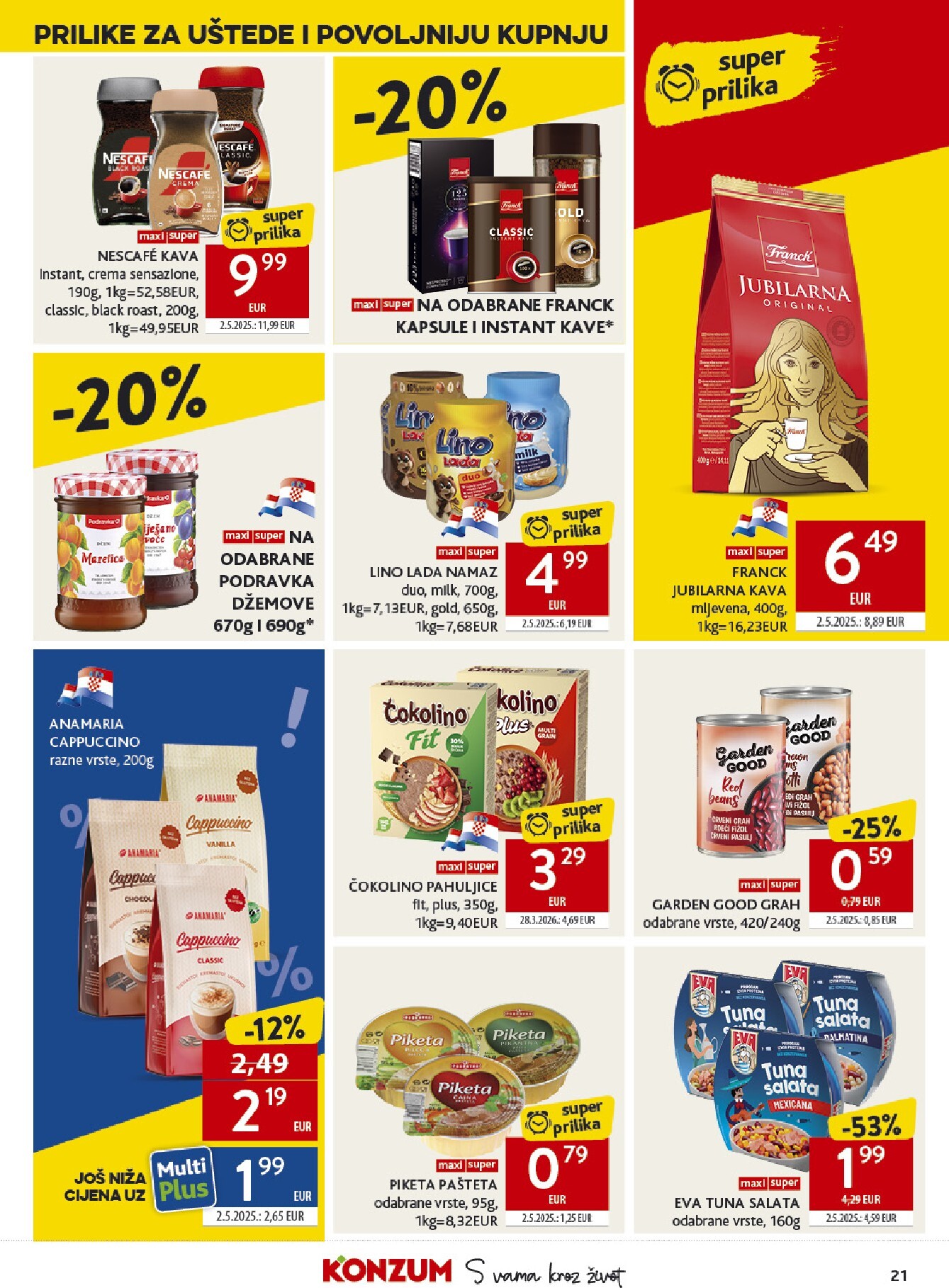 konzum - Novi Konzum katalog od srijede, 29.07.2026 do ponedjeljka, 03.08.2026 - page: 21