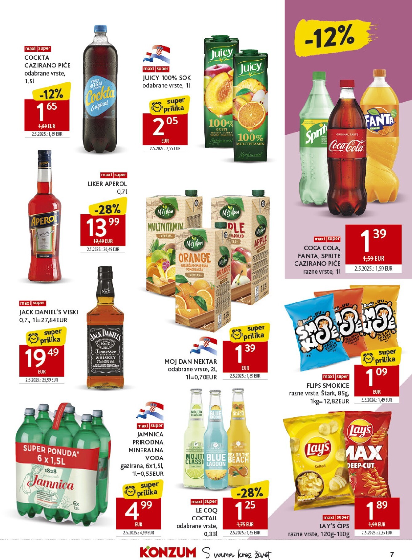 konzum - Novi Konzum katalog od srijede, 29.07.2026 do ponedjeljka, 03.08.2026 - page: 7