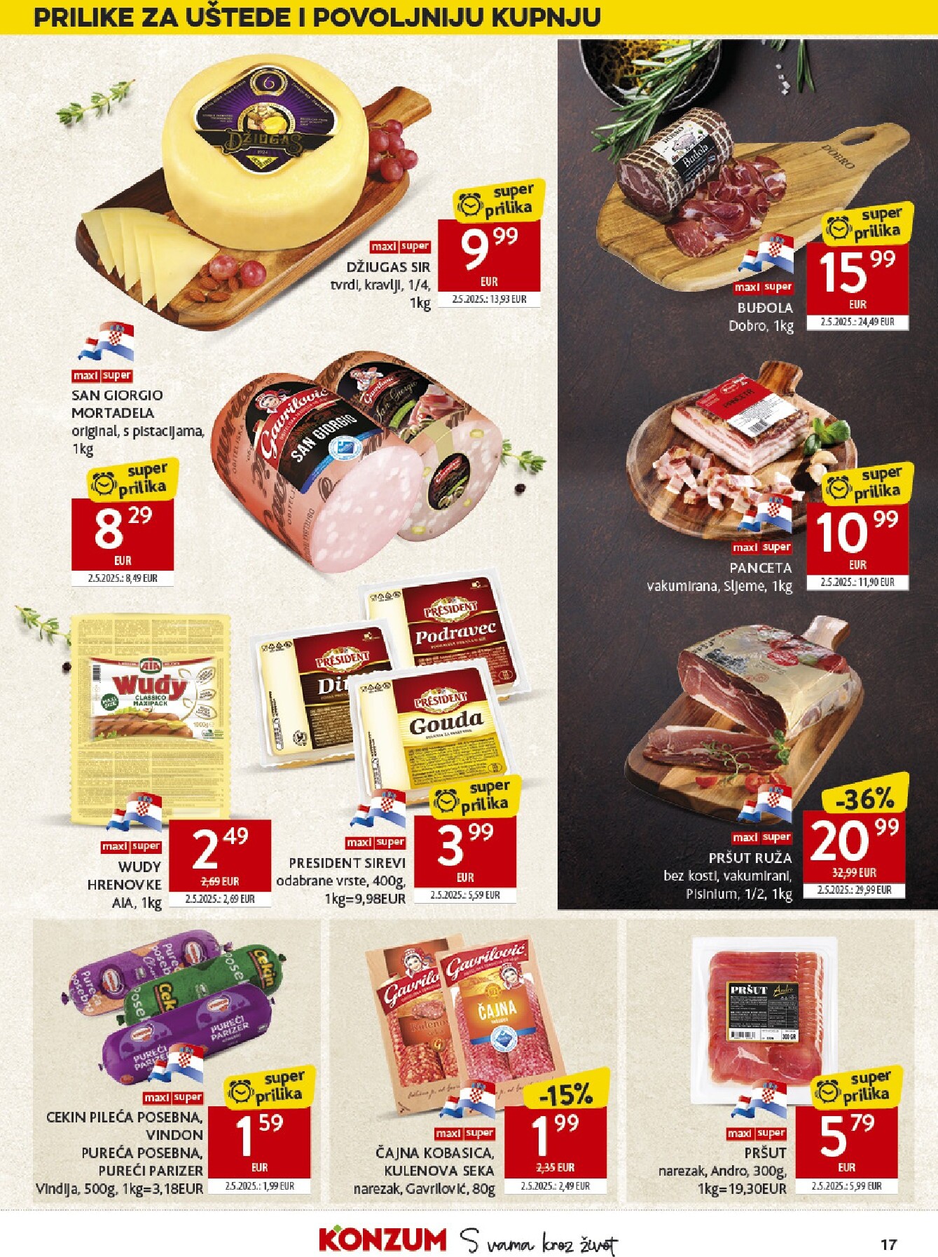 konzum - Novi Konzum katalog od srijede, 29.07.2026 do ponedjeljka, 03.08.2026 - page: 17