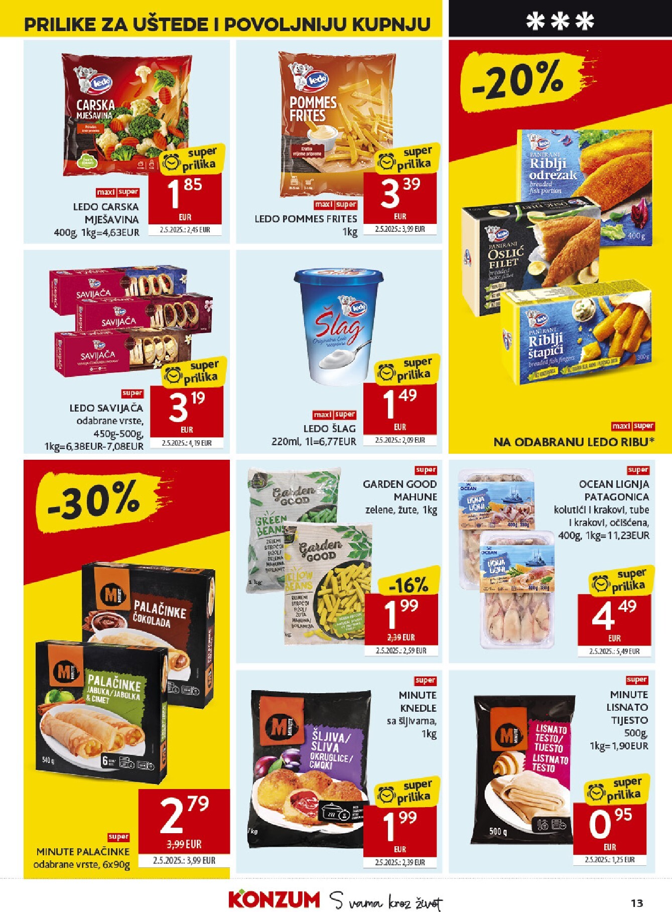 konzum - Novi Konzum katalog od srijede, 29.07.2026 do ponedjeljka, 03.08.2026 - page: 13