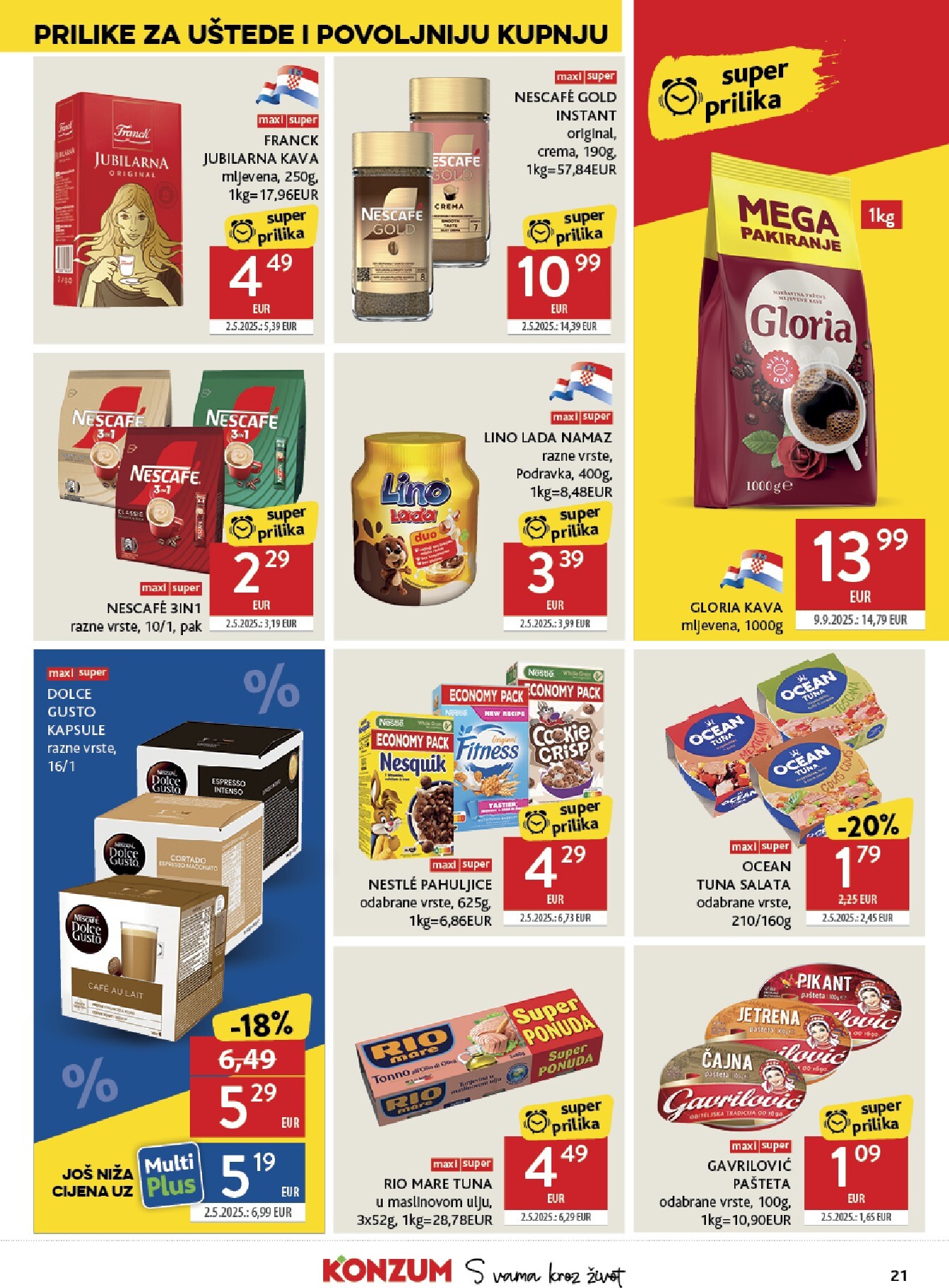 konzum - Novi Konzum katalog od utorka, 04.08.2026 do utorka, 11.08.2026 - page: 21