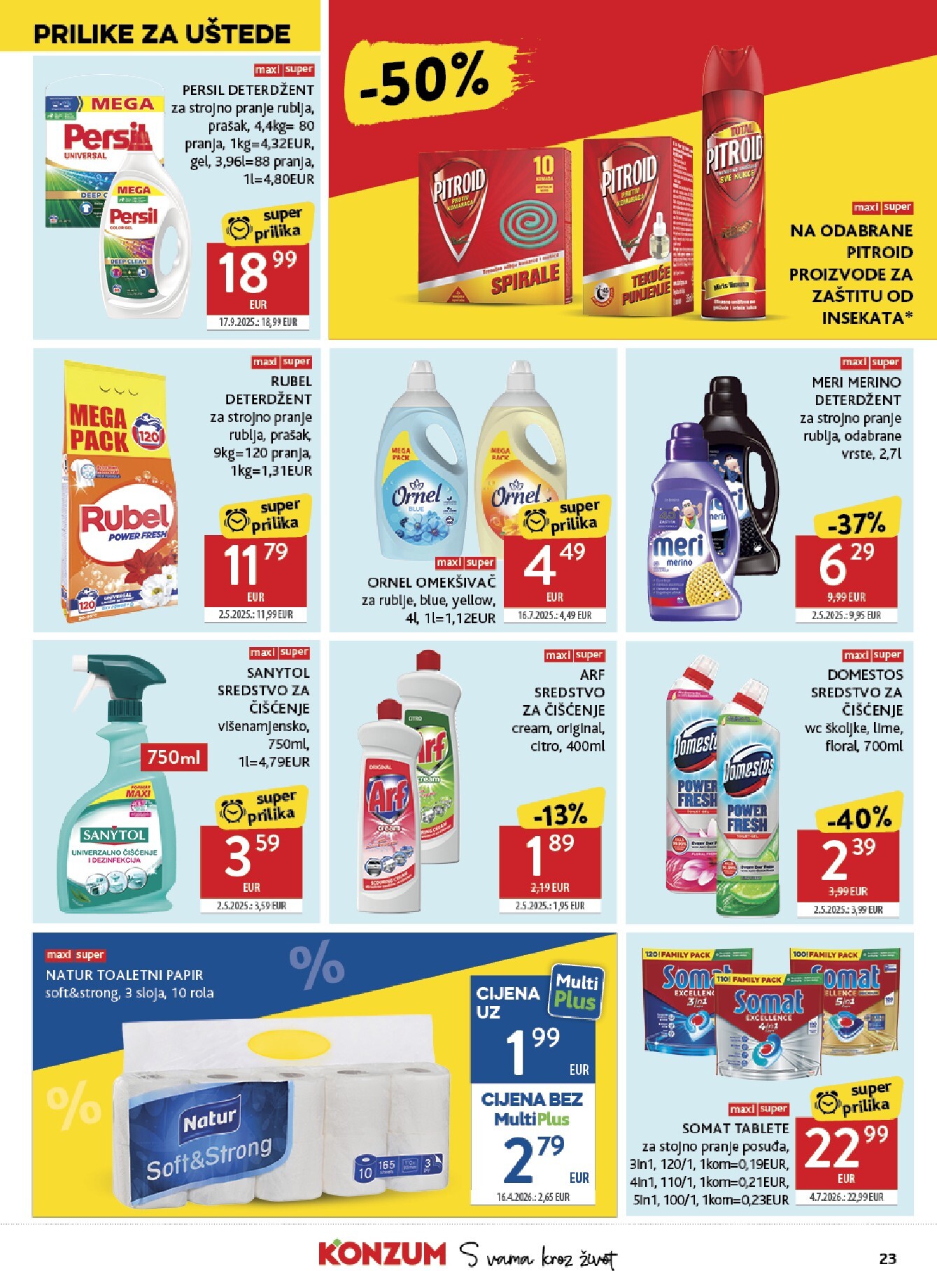 konzum - Novi Konzum katalog od utorka, 04.08.2026 do utorka, 11.08.2026 - page: 23