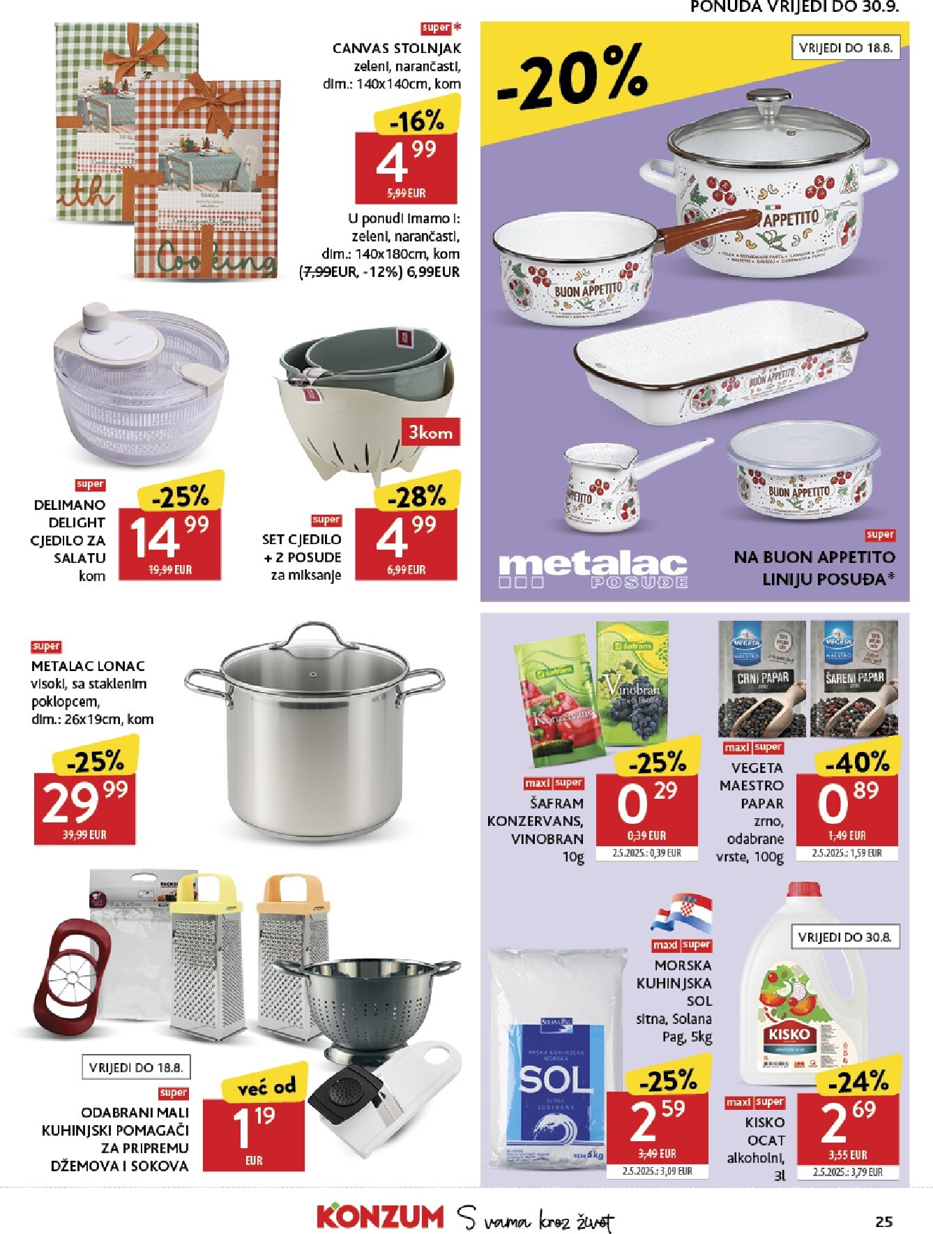 konzum - Novi Konzum katalog od utorka, 04.08.2026 do utorka, 11.08.2026 - page: 25