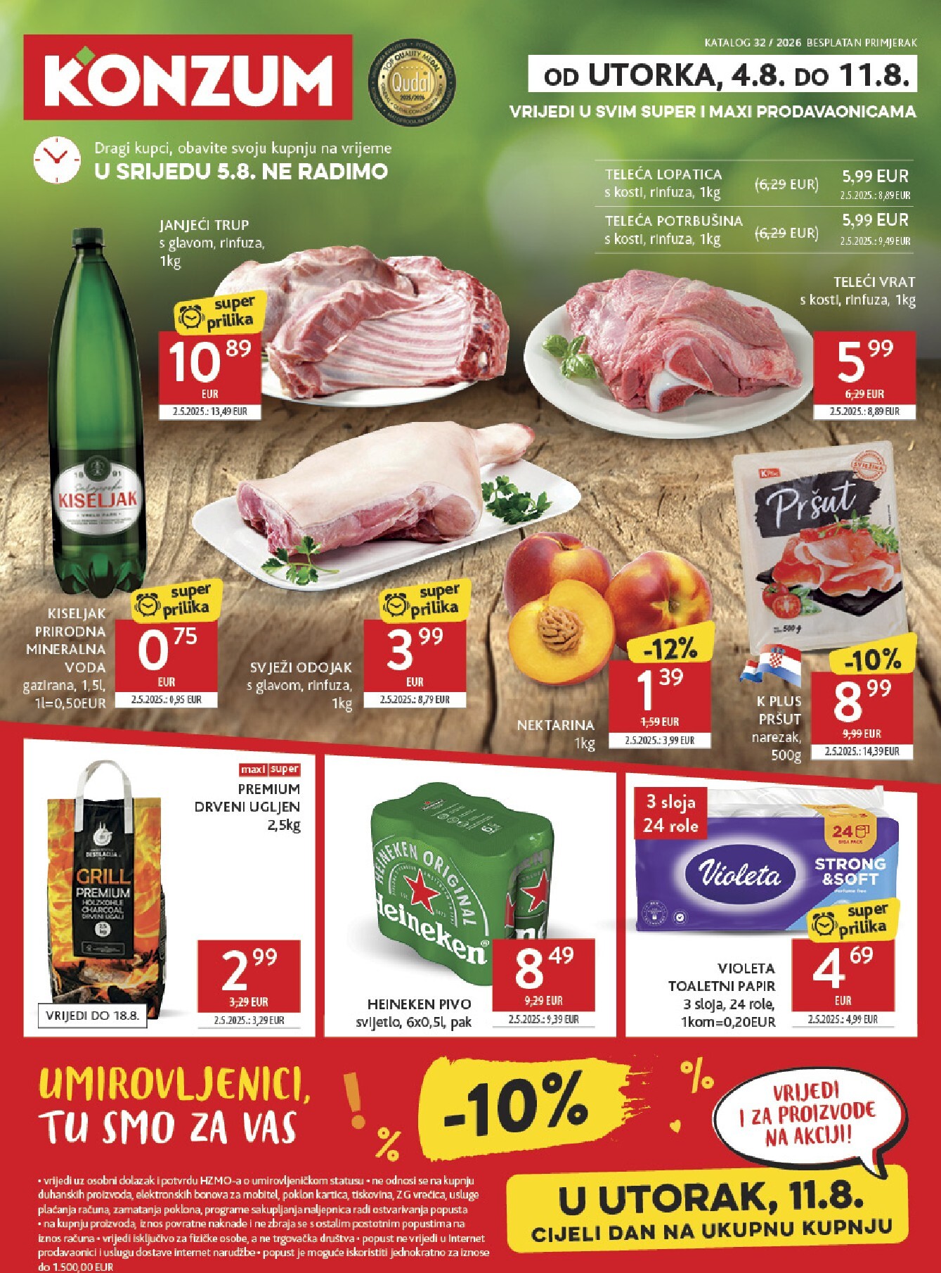 konzum - Novi Konzum katalog od utorka, 04.08.2026 do utorka, 11.08.2026 - page: 1