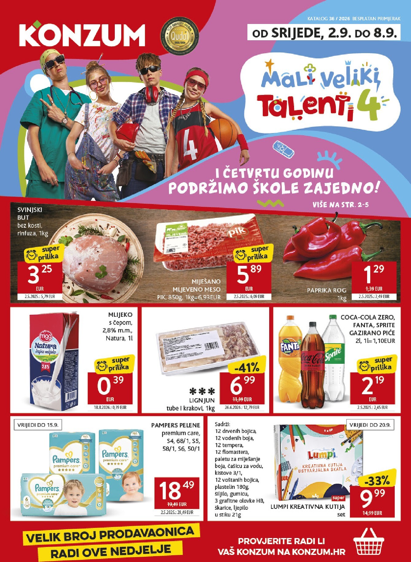 konzum - Novi Konzum katalog od srijede, 02.09.2026 do utorka, 08.09.2026