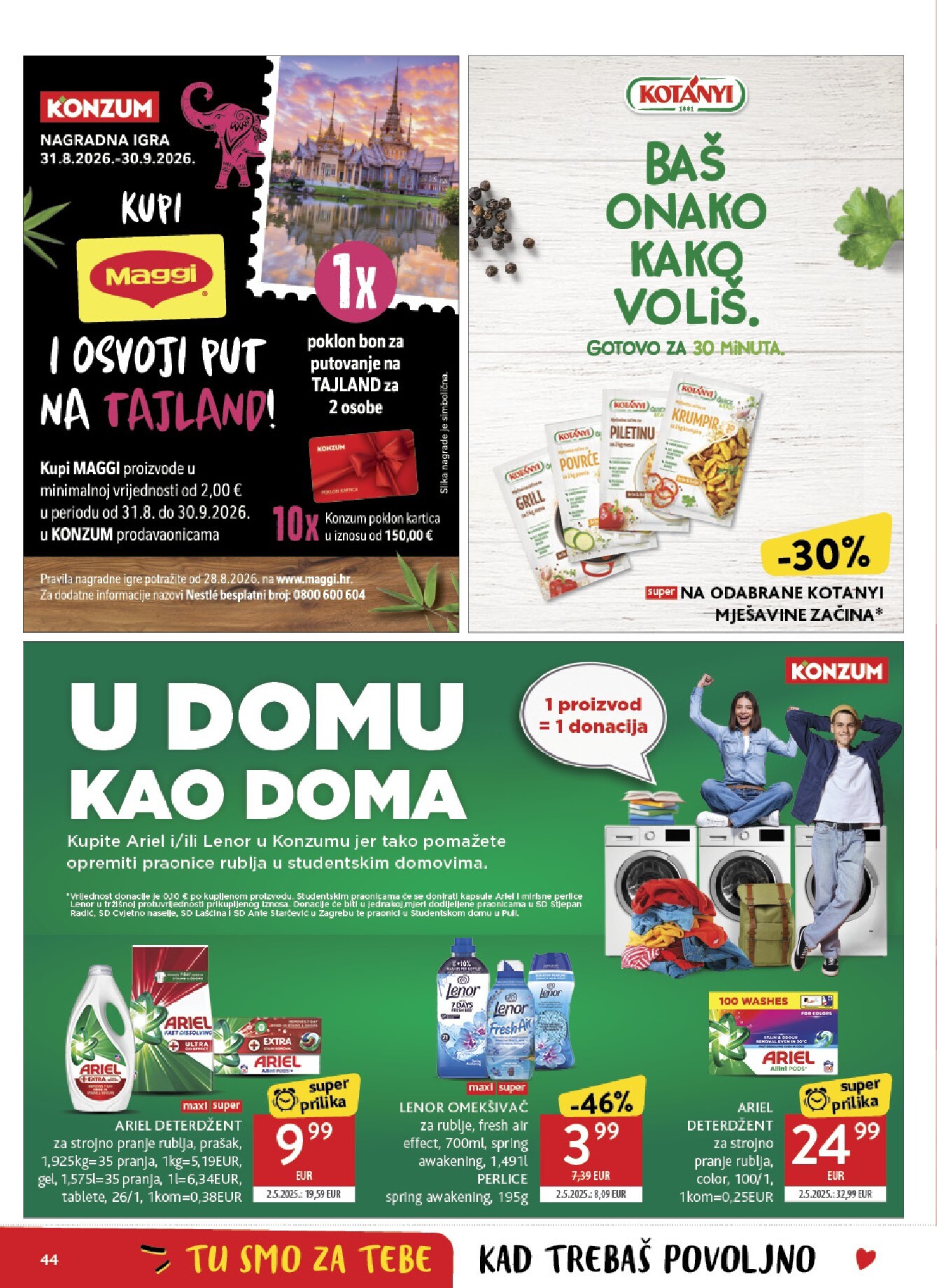 konzum - Novi Konzum katalog od srijede, 02.09.2026 do utorka, 08.09.2026 - page: 44