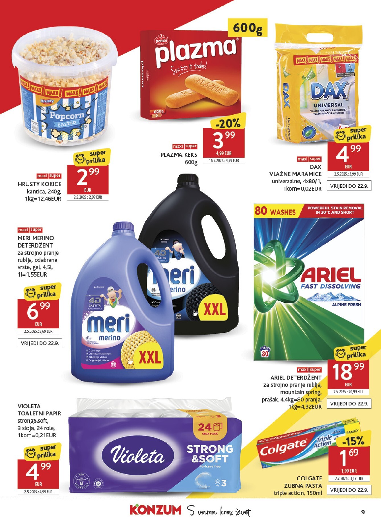 konzum - Novi Konzum katalog od srijede, 09.09.2026 do utorka, 15.09.2026 - page: 9