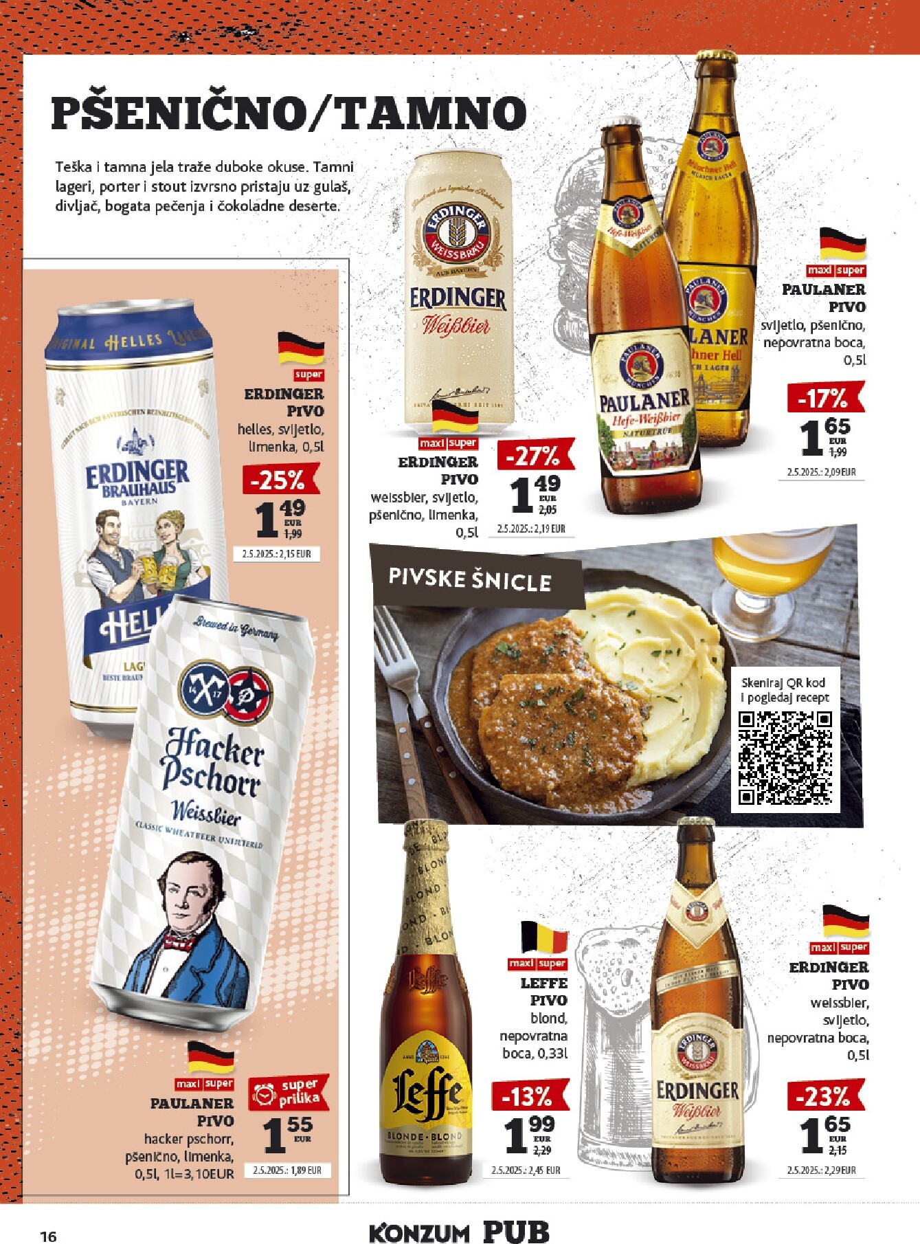 konzum - Aktualni katalog Konzum - Pub od ponedjeljka, 14.09.2026 do nedjelje, 27.09.2026 - page: 16