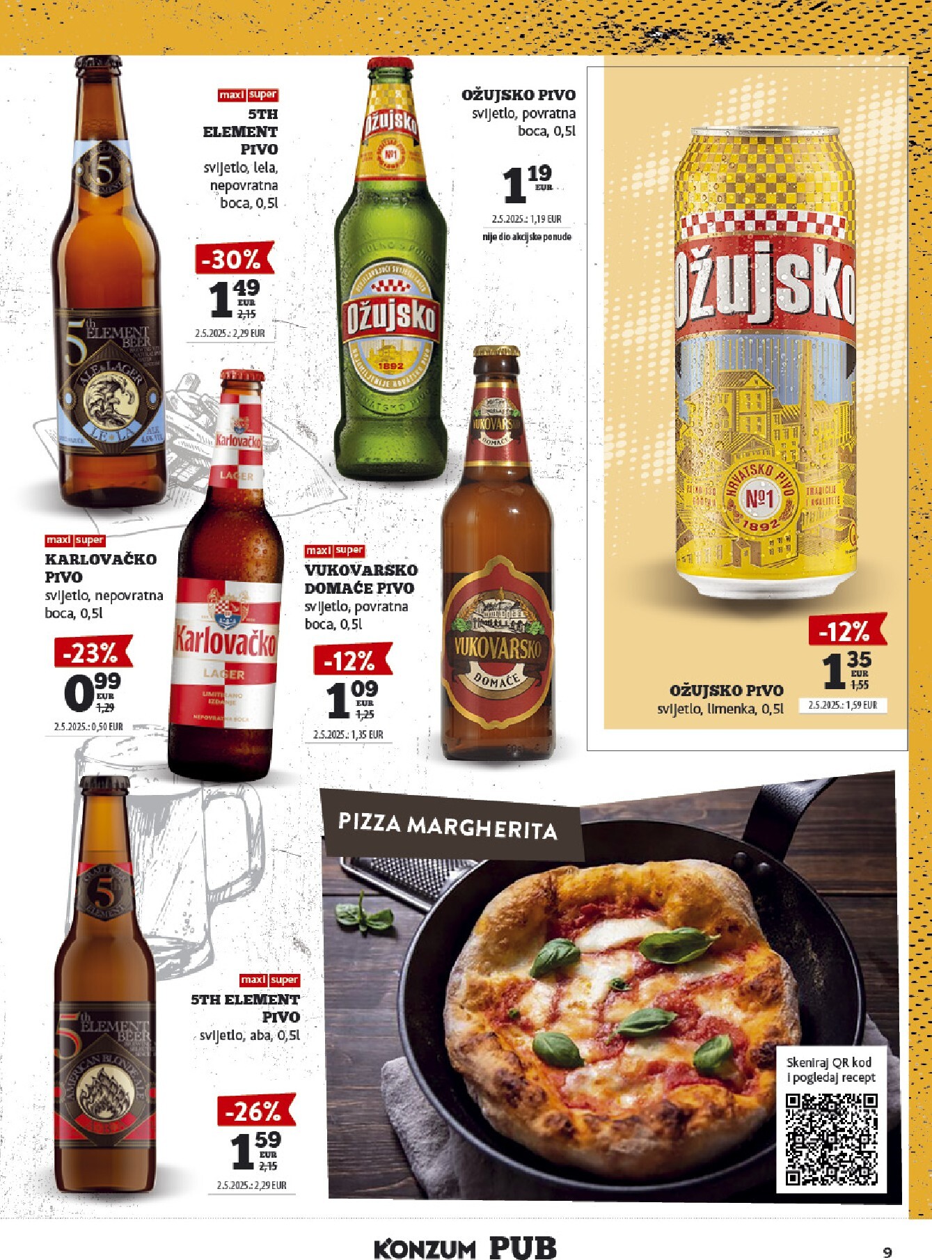 konzum - Aktualni katalog Konzum - Pub od ponedjeljka, 14.09.2026 do nedjelje, 27.09.2026 - page: 9