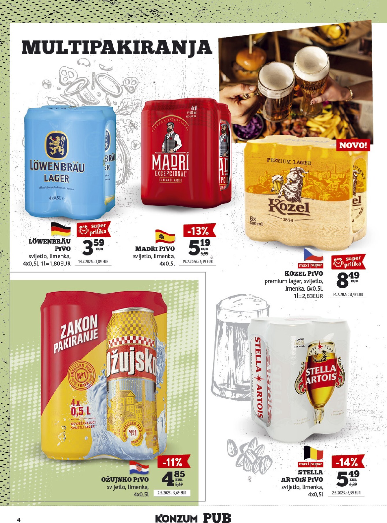 konzum - Aktualni katalog Konzum - Pub od ponedjeljka, 14.09.2026 do nedjelje, 27.09.2026 - page: 4