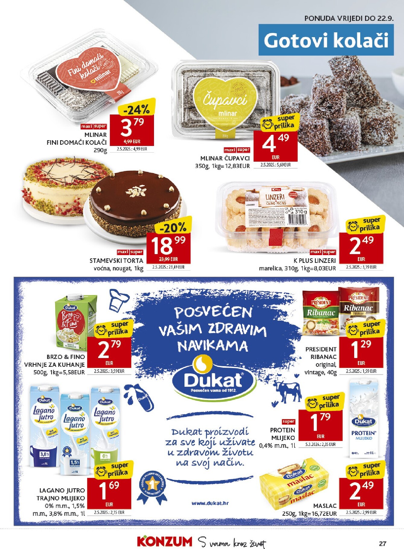 konzum - Novi Konzum katalog od srijede, 16.09.2026 do utorka, 22.09.2026 - page: 27