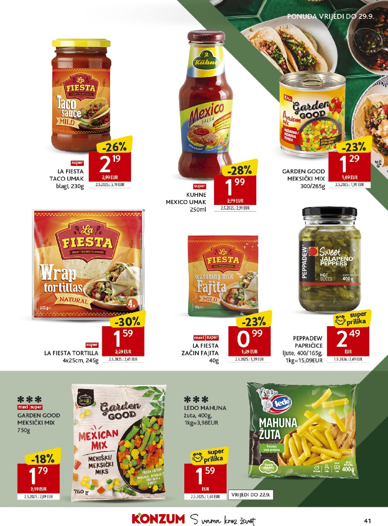 konzum - Novi Konzum katalog od srijede, 16.09.2026 do utorka, 22.09.2026 - page: 41