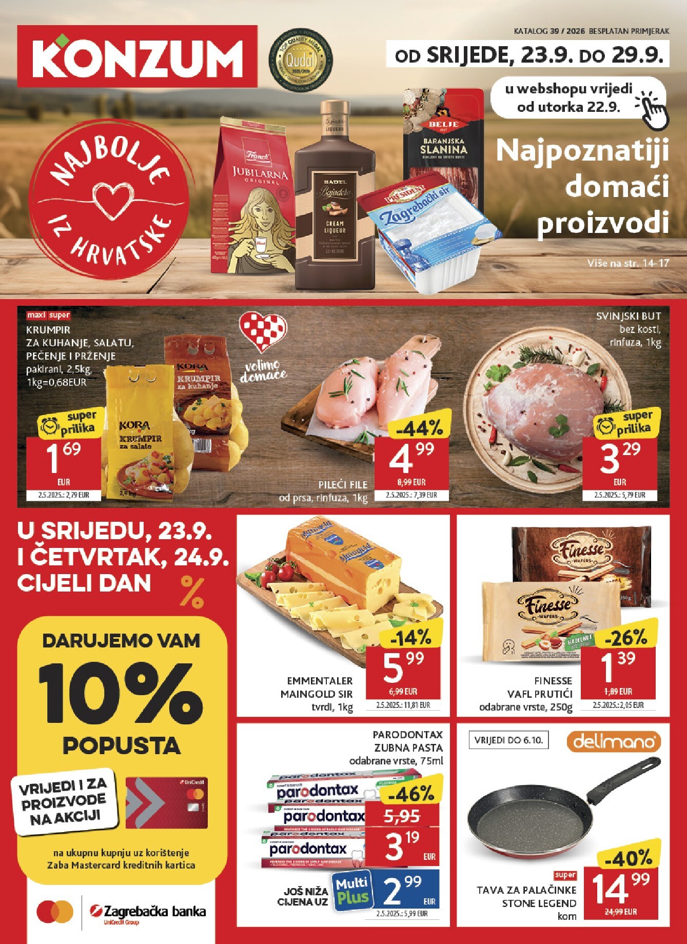 konzum - Novi Konzum katalog od srijede, 23.09.2026 do utorka, 29.09.2026