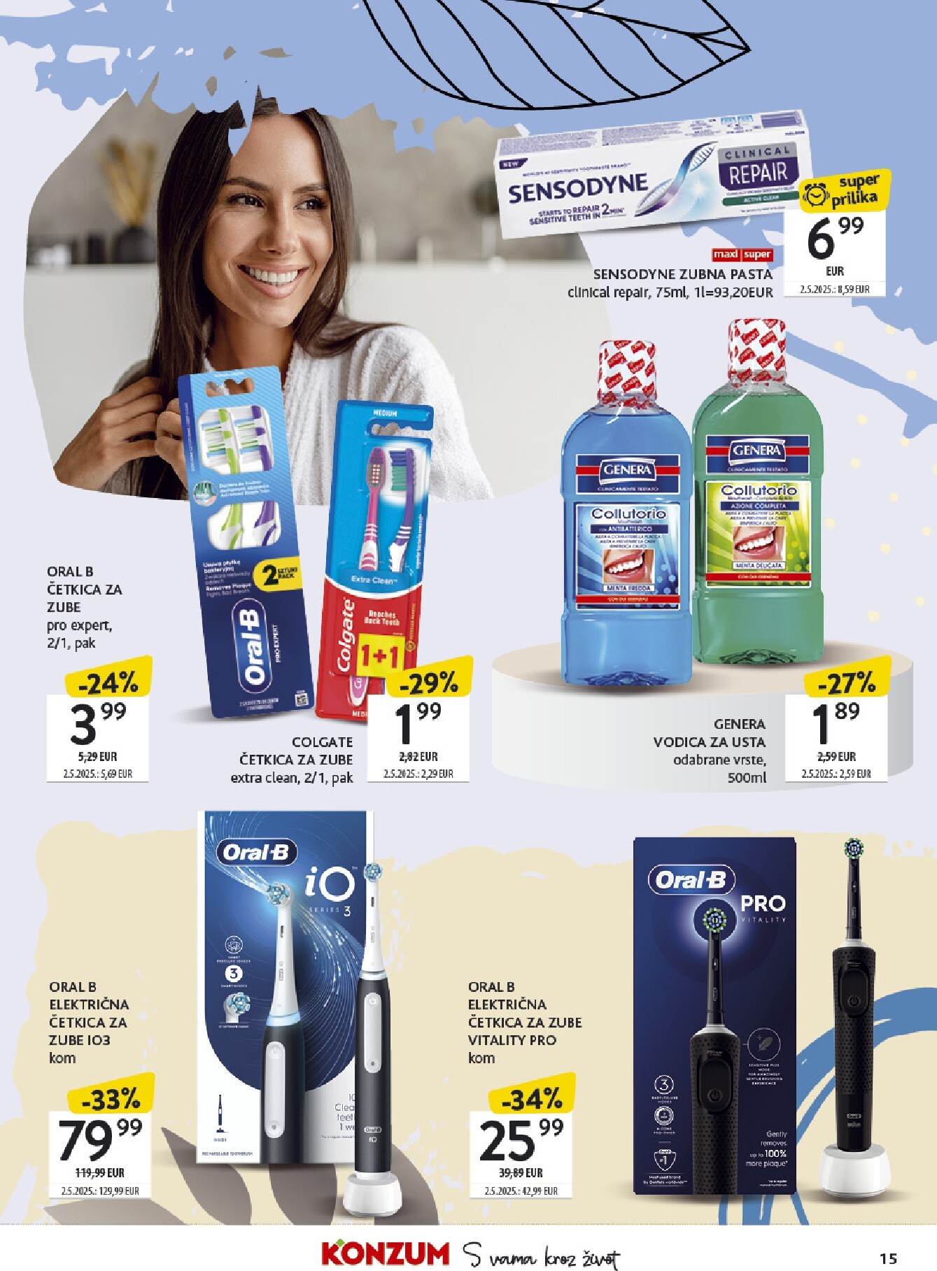 konzum - Aktualni katalog Konzum - Katalog ljepota i njega od ponedjeljka, 21.09.2026 do nedjelje, 04.10.2026 - page: 15