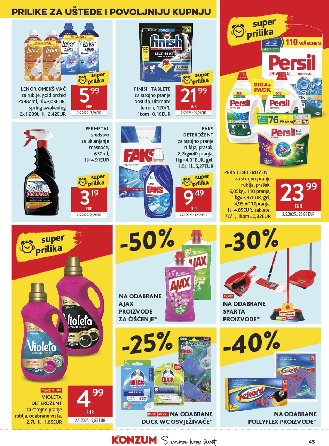 konzum - Aktualni katalog Konzum od srijede, 23.09.2026 do utorka, 29.09.2026 - page: 43