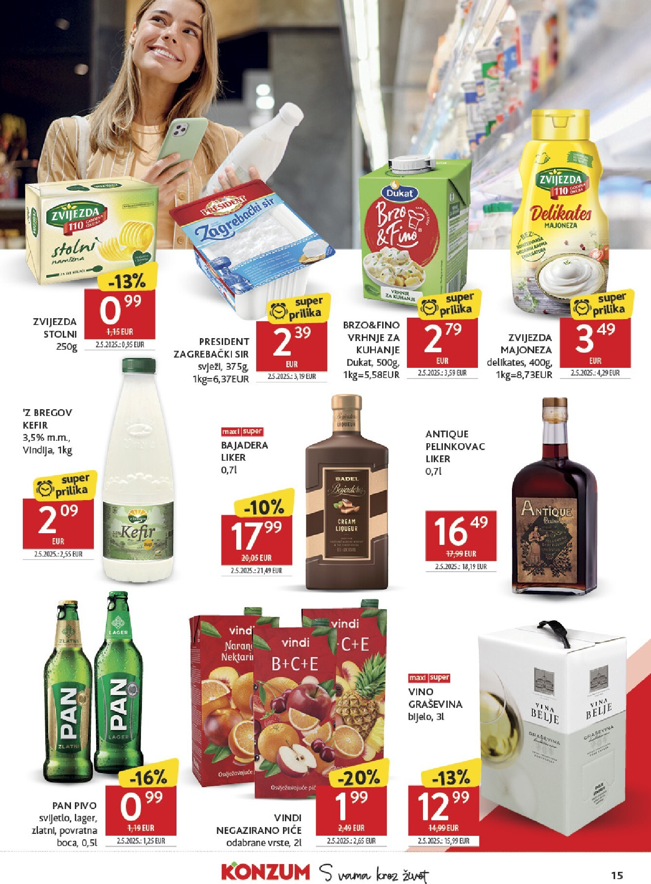 konzum - Aktualni katalog Konzum od srijede, 23.09.2026 do utorka, 29.09.2026 - page: 15